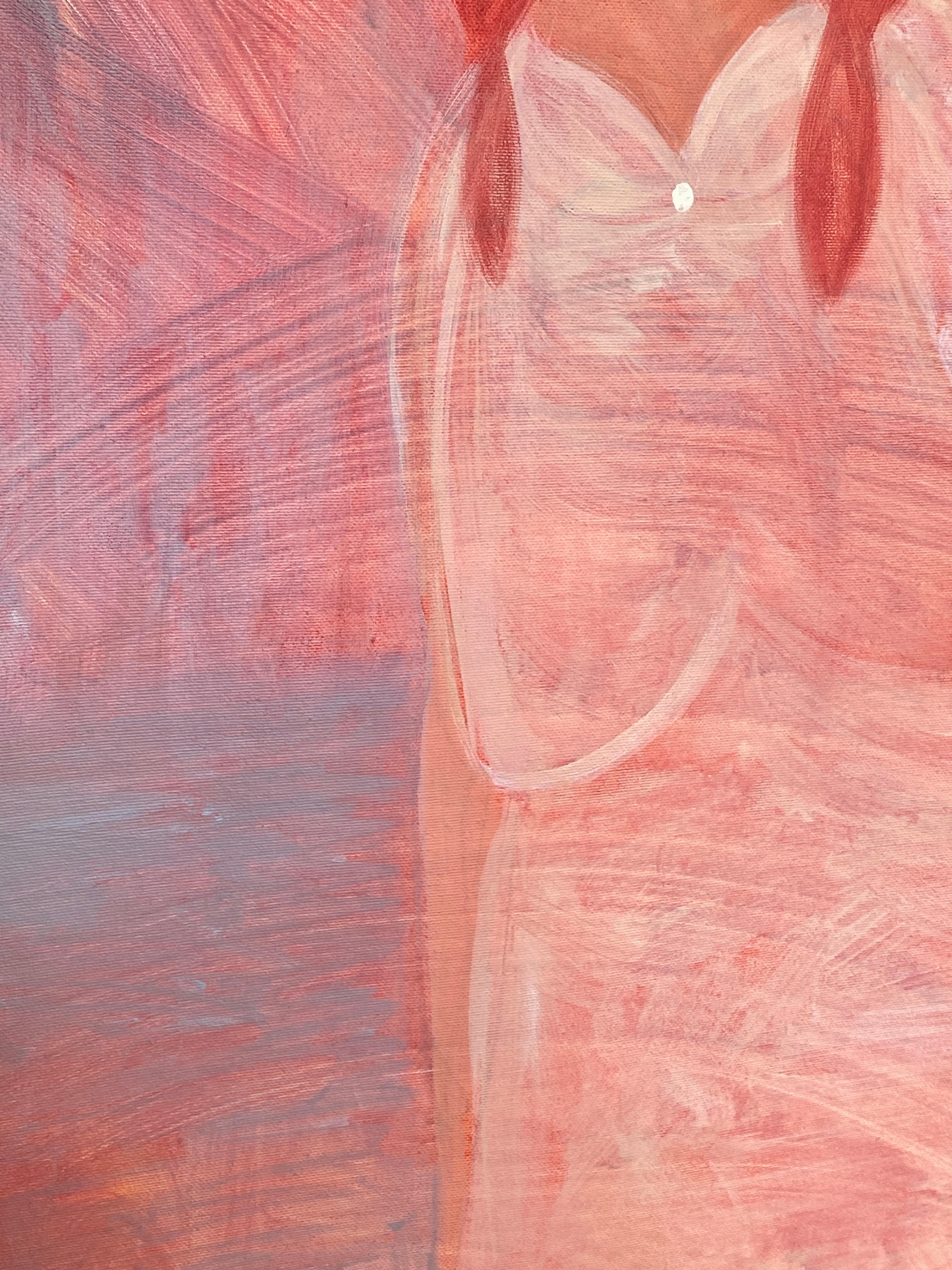 Hermana, ¿te acuerdas del mar#2 - Interior Painting Rosa de Dasha Pogodina