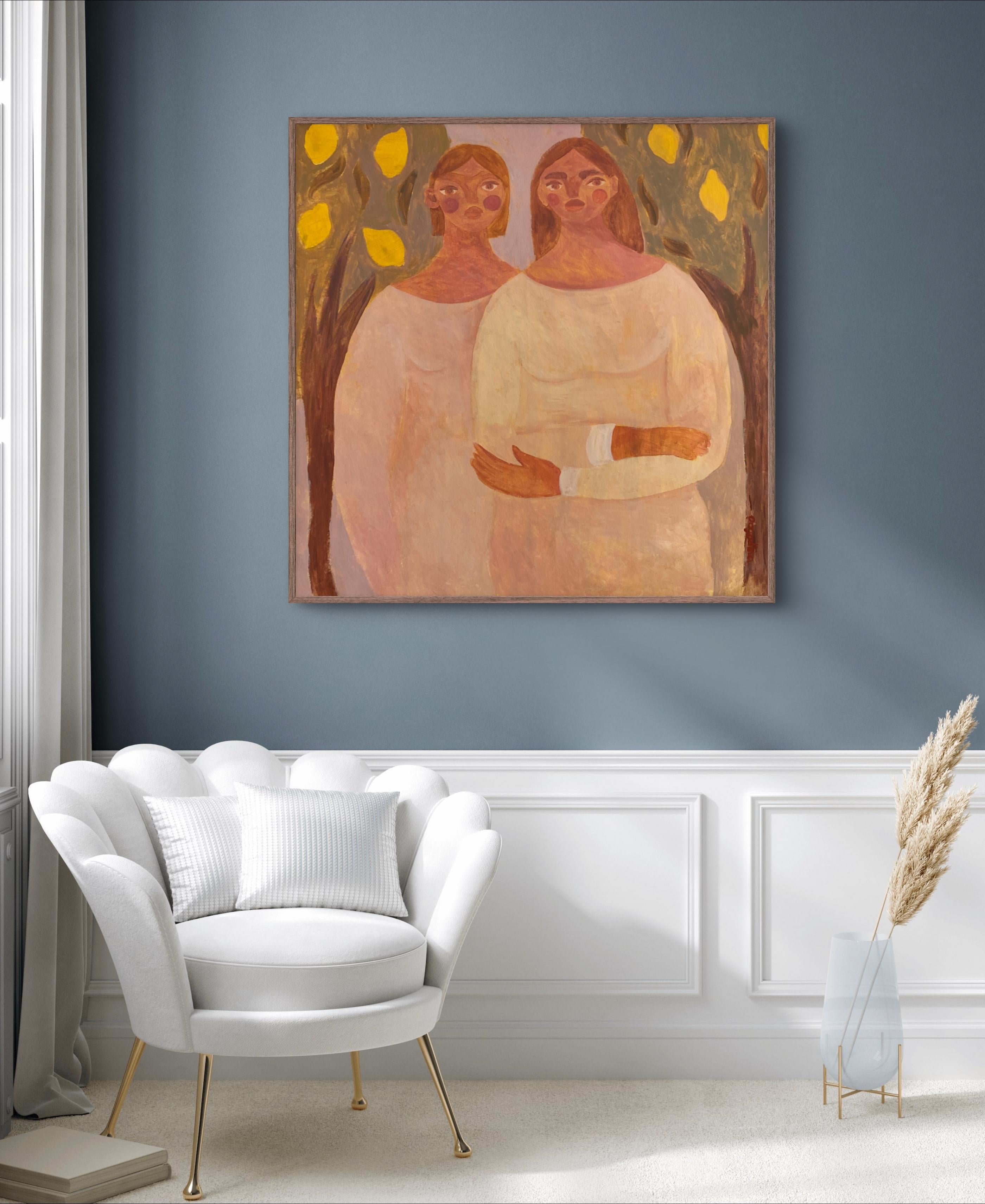 Hermana, hagamos limonada - Painting de Dasha Pogodina