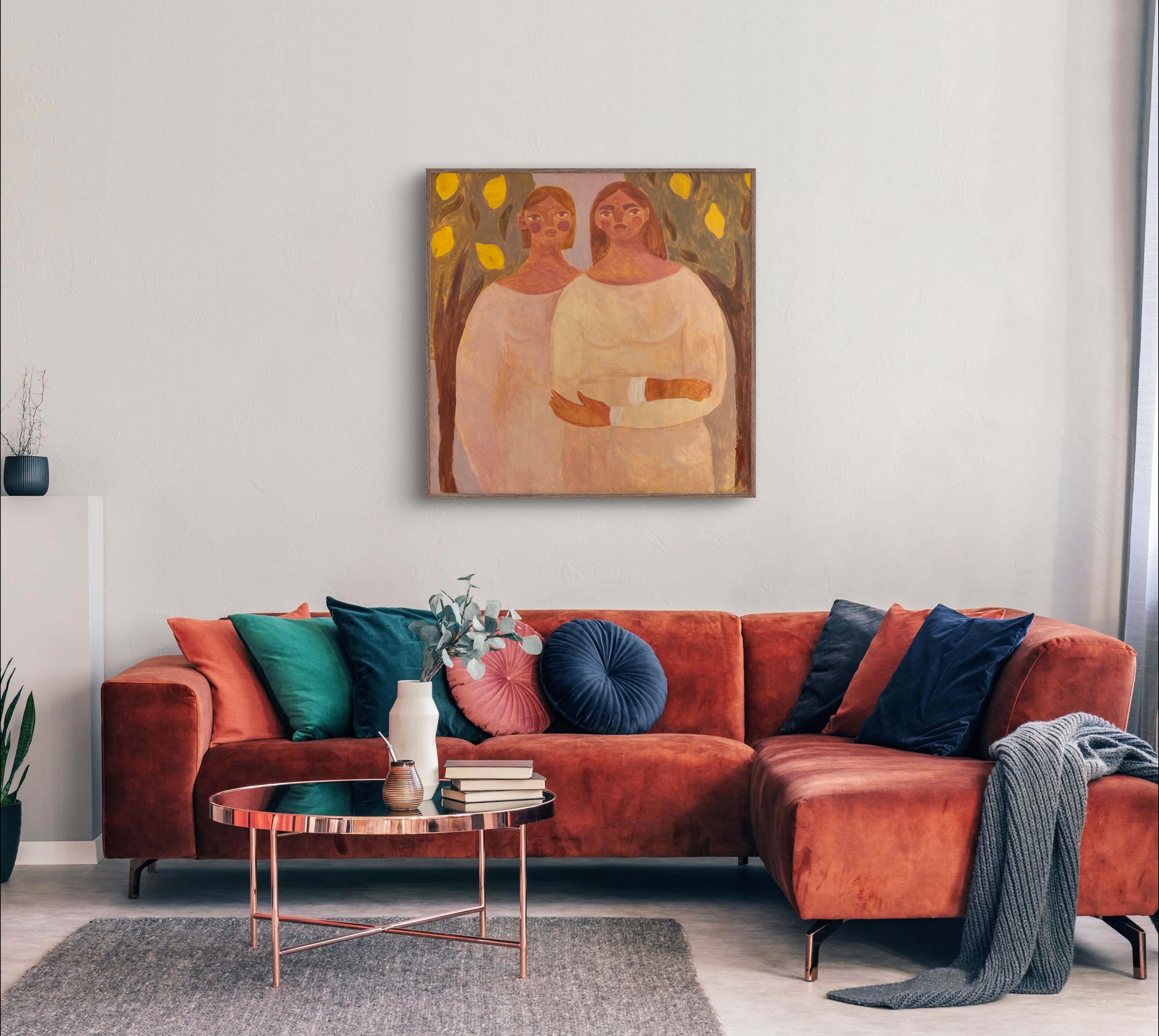 Hermana, hagamos limonada - Painting Impresionista de Dasha Pogodina