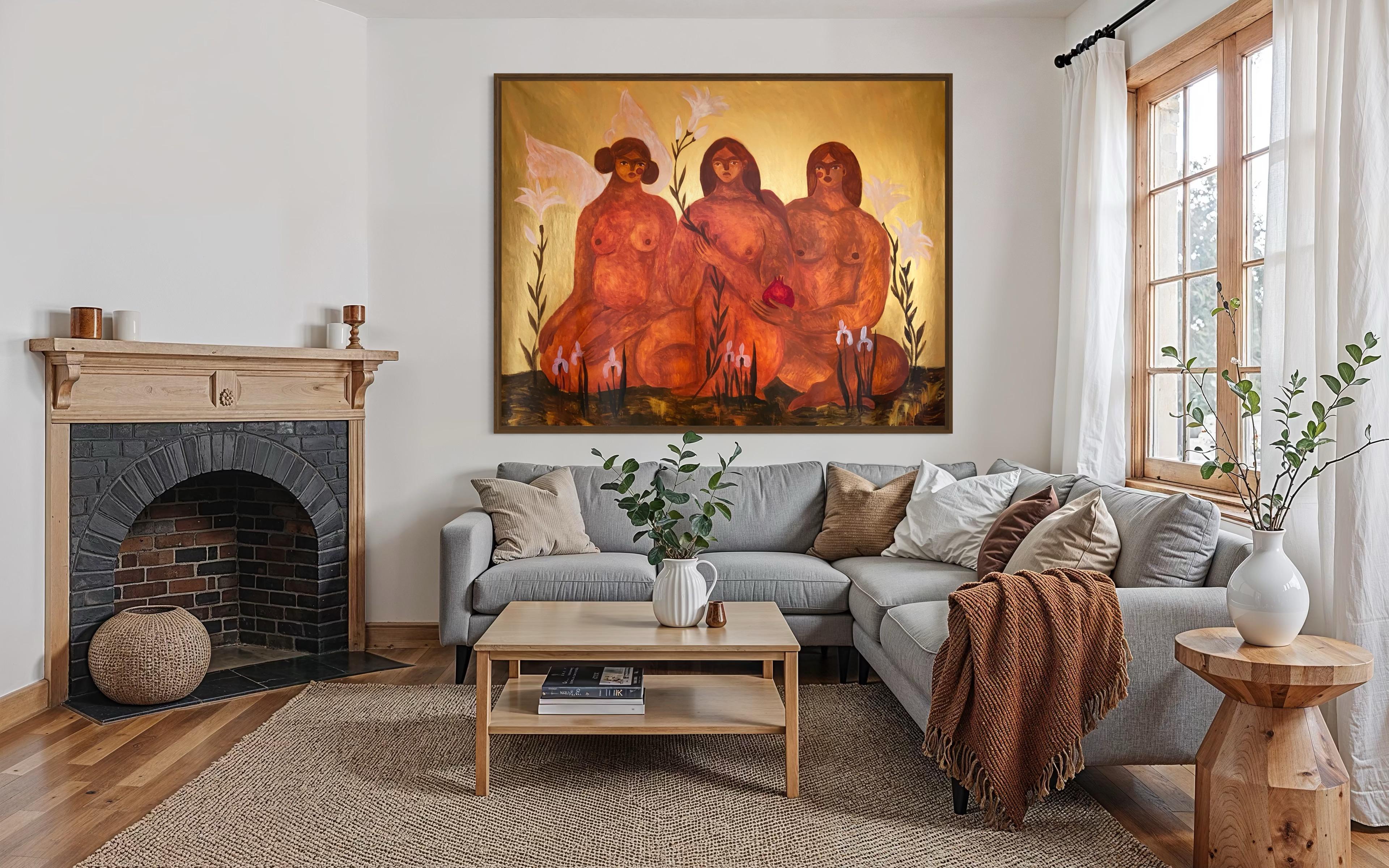 Schwesternschaft – Painting von Dasha Pogodina