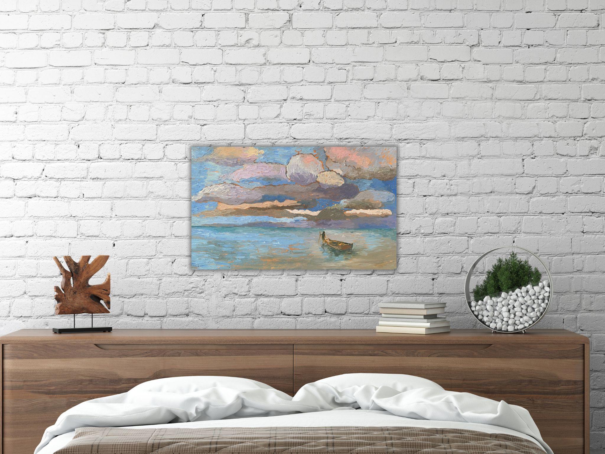 Sky inside me - Impressionist Painting by Dasha Pogodina