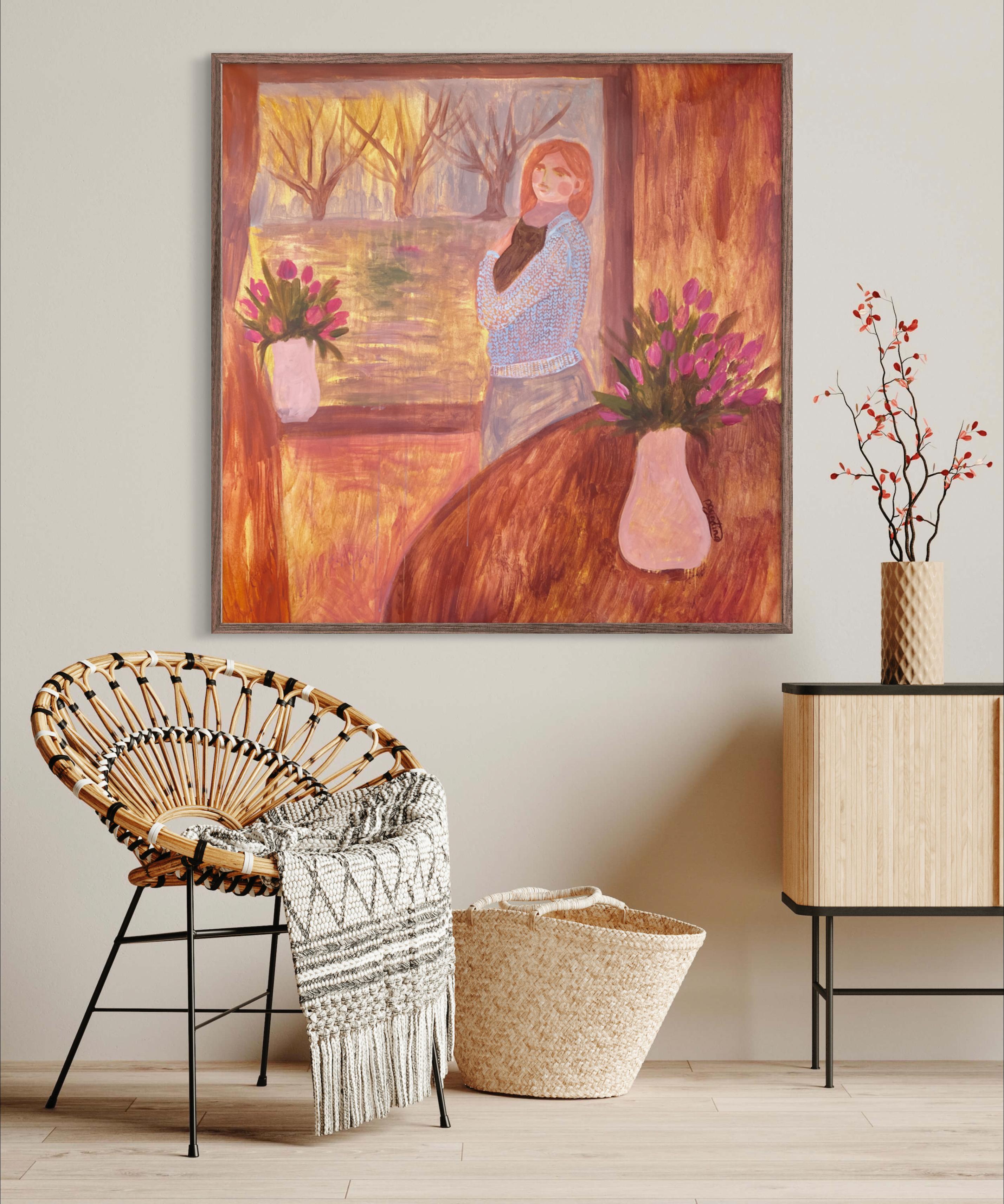 La primavera porta speranza - Painting di Dasha Pogodina