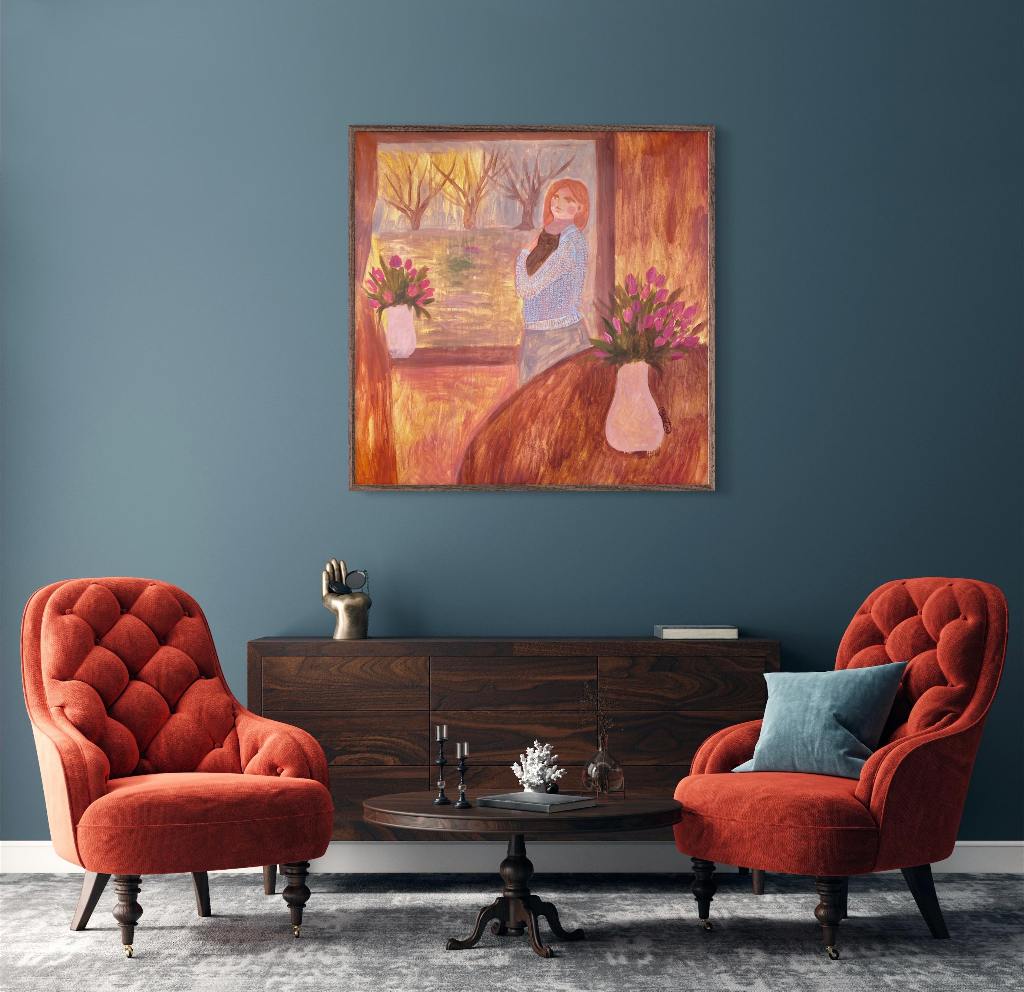 Questo quadro ti arriverà teso su una barella di legno e completamente pronto per essere collocato all'interno.

SULLE OPERE D'ARTE
