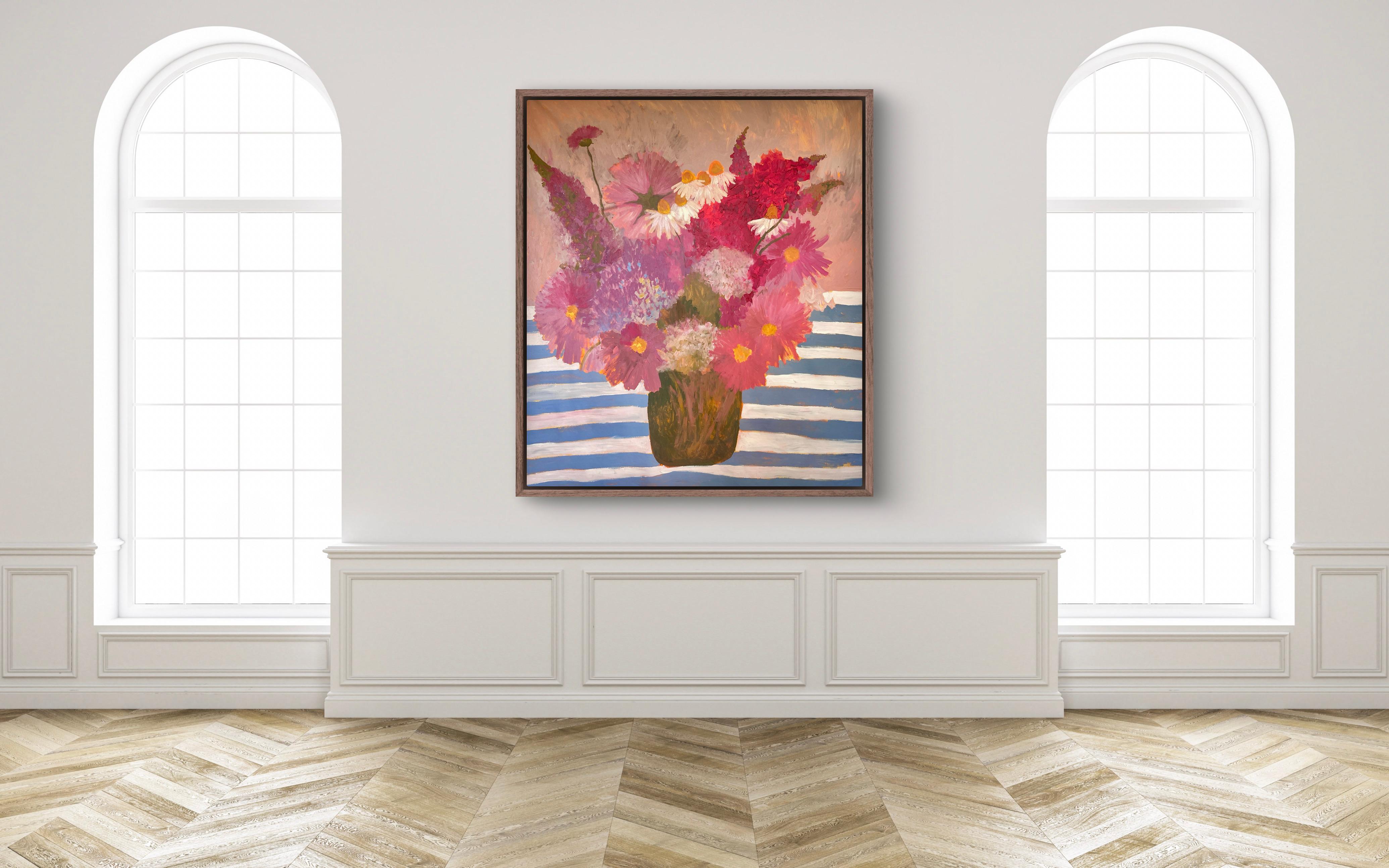 Sommerkalender/1 (Impressionismus), Painting, von Dasha Pogodina