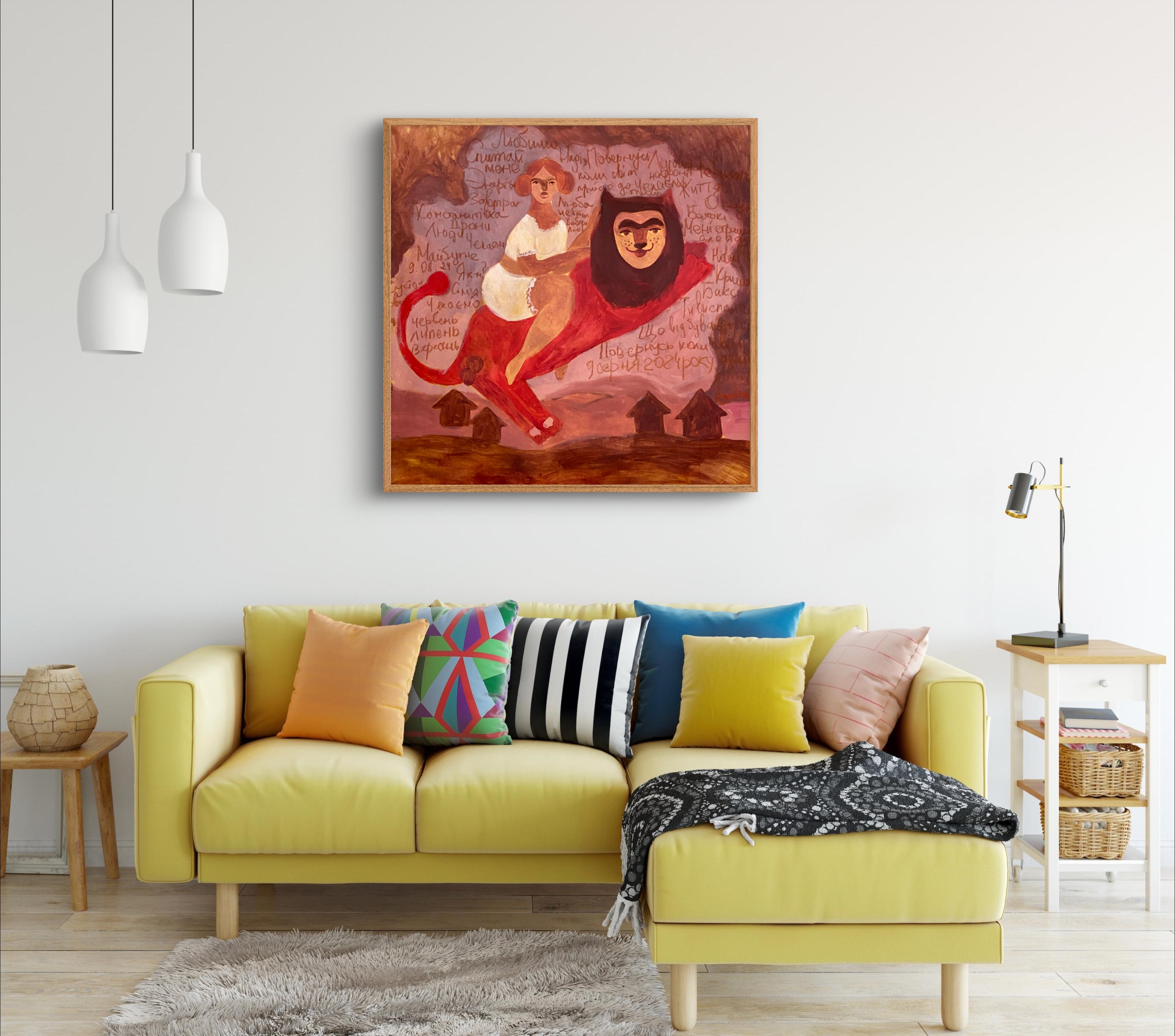 Escape temporal - Interior Painting Marrón de Dasha Pogodina