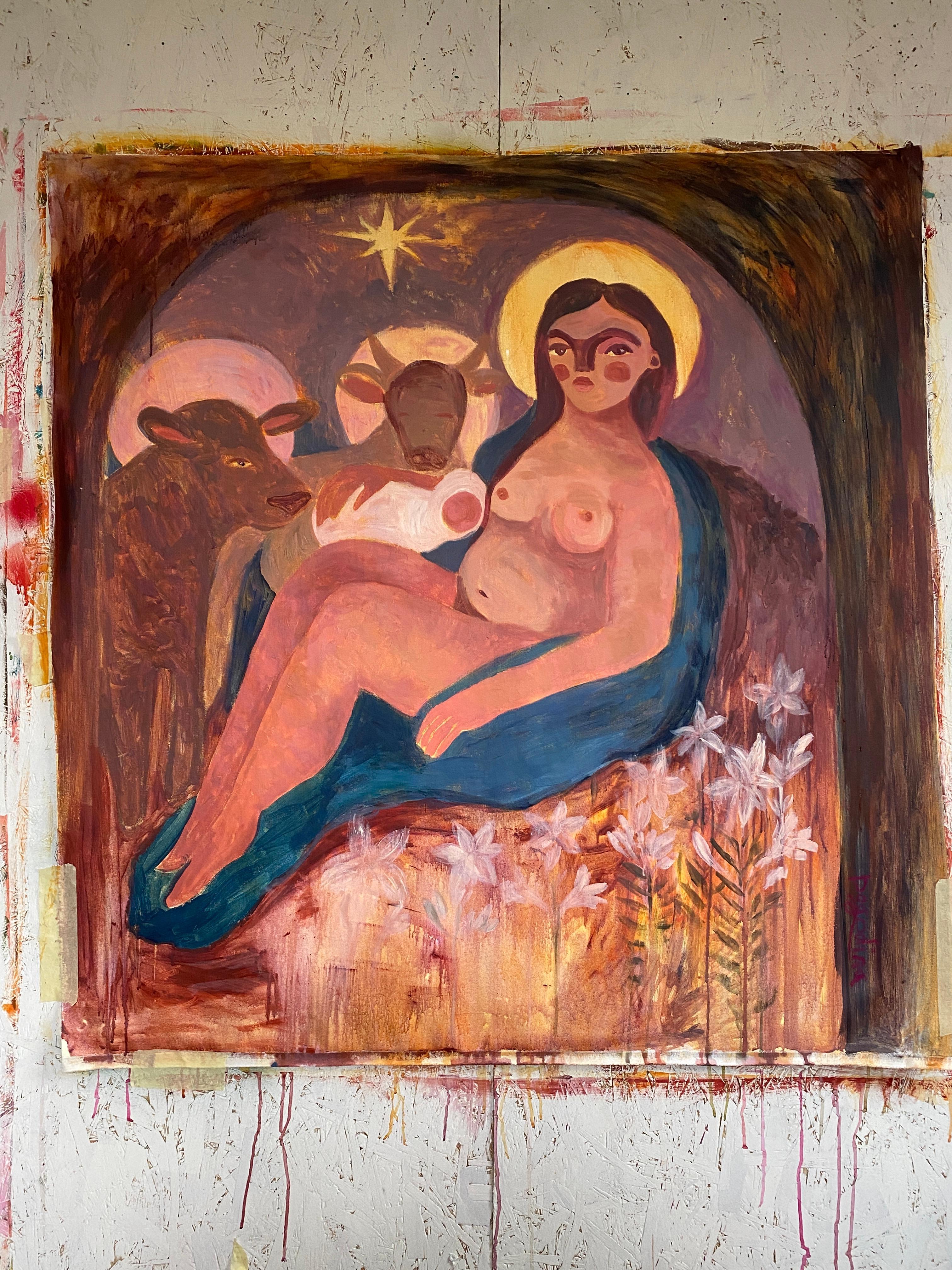 The Miracle of Christmas - Painting by Dasha Pogodina