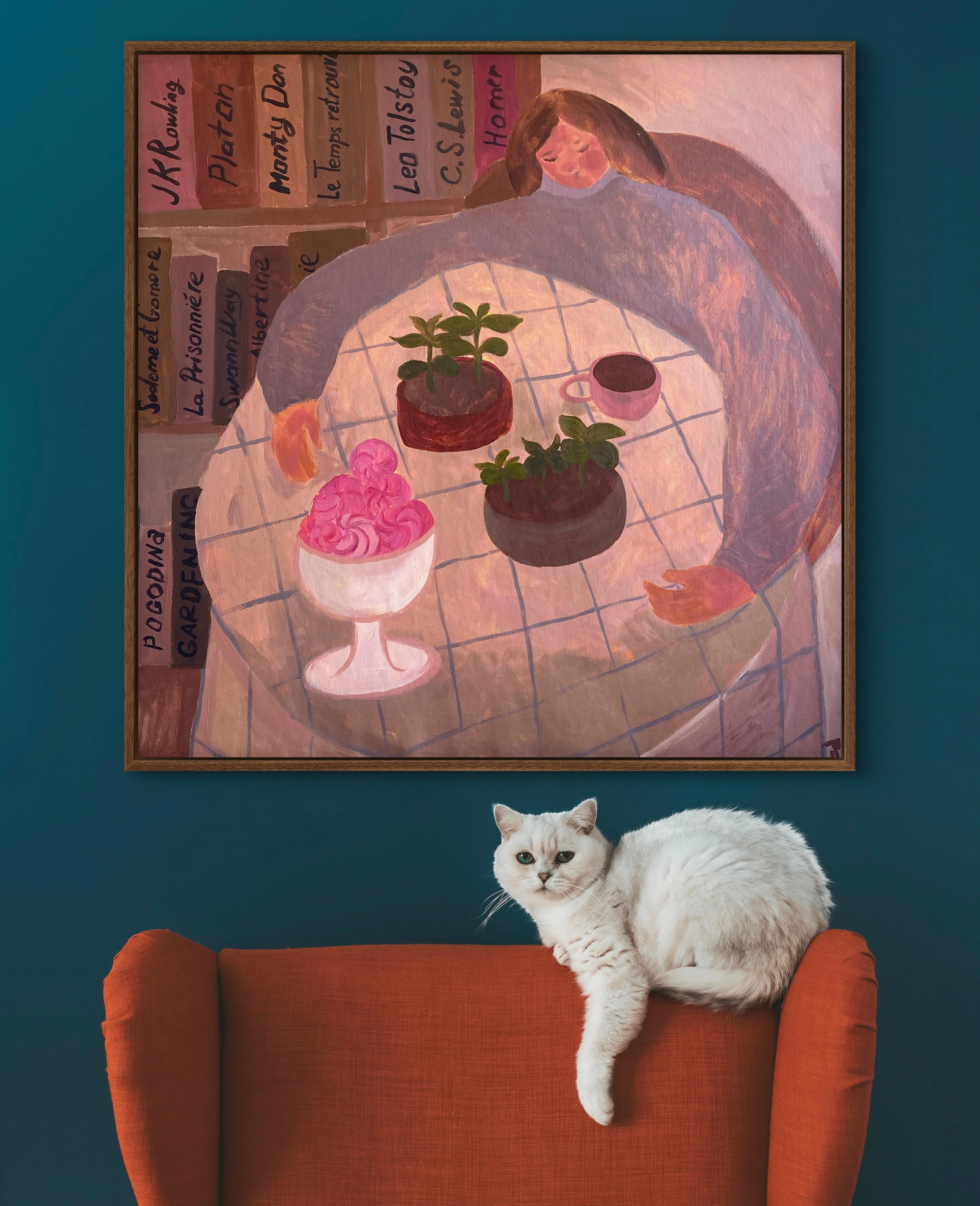 I germogli della mia fiducia - Painting Impressionismo di Dasha Pogodina