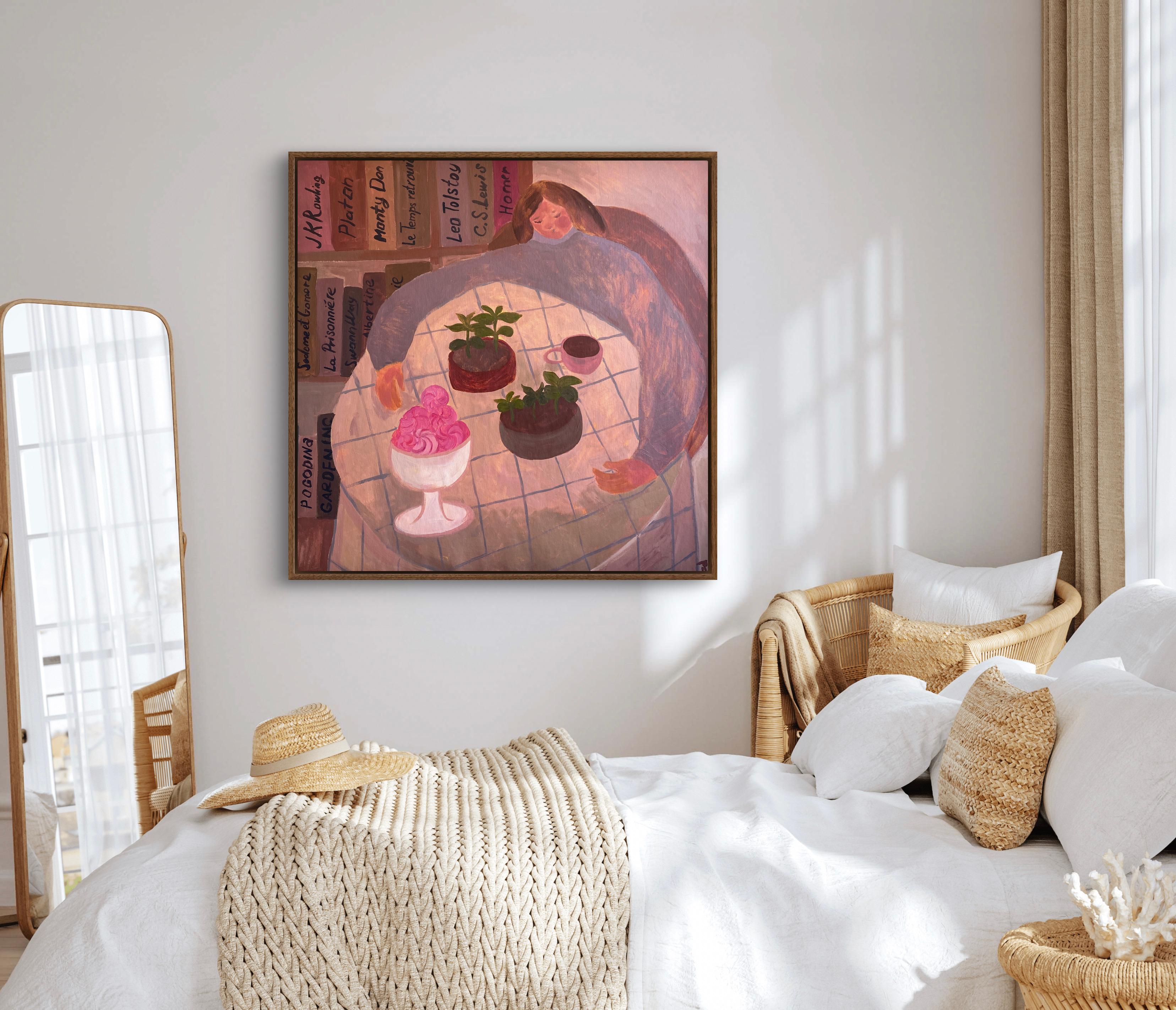 Questo quadro ti arriverà teso su una barella di legno e completamente pronto per essere collocato all'interno.

SULLE OPERE D'ARTE
Il dipinto 