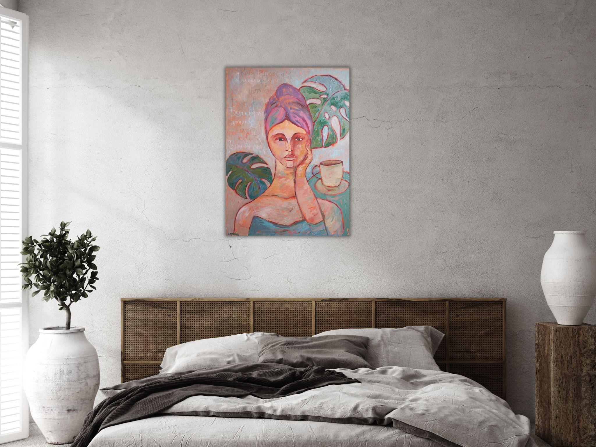 Estar en casa y tomar café por la artista ucraniana Dasha Pogodina 14