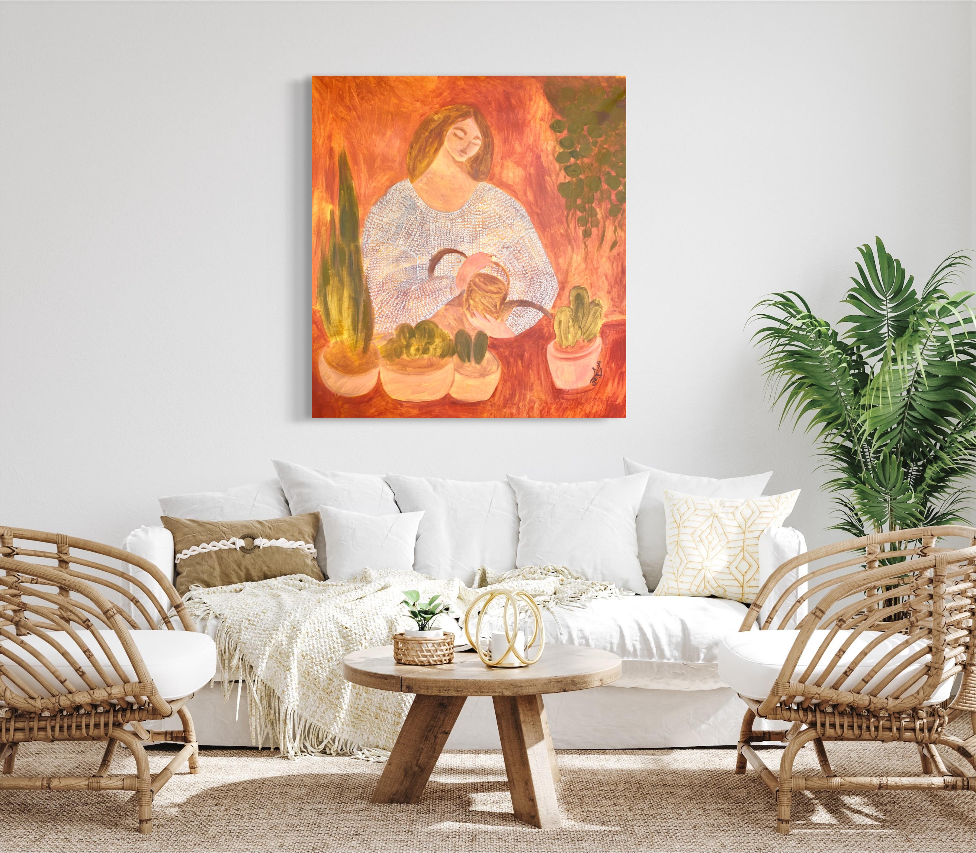 This painting will come to you stretched on a wooden stretcher and completely ready to be placed in the interior.

ABOUT THE ARTWORK
