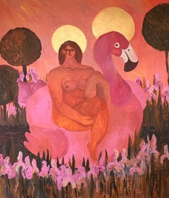 Vergine Maria nel giardino