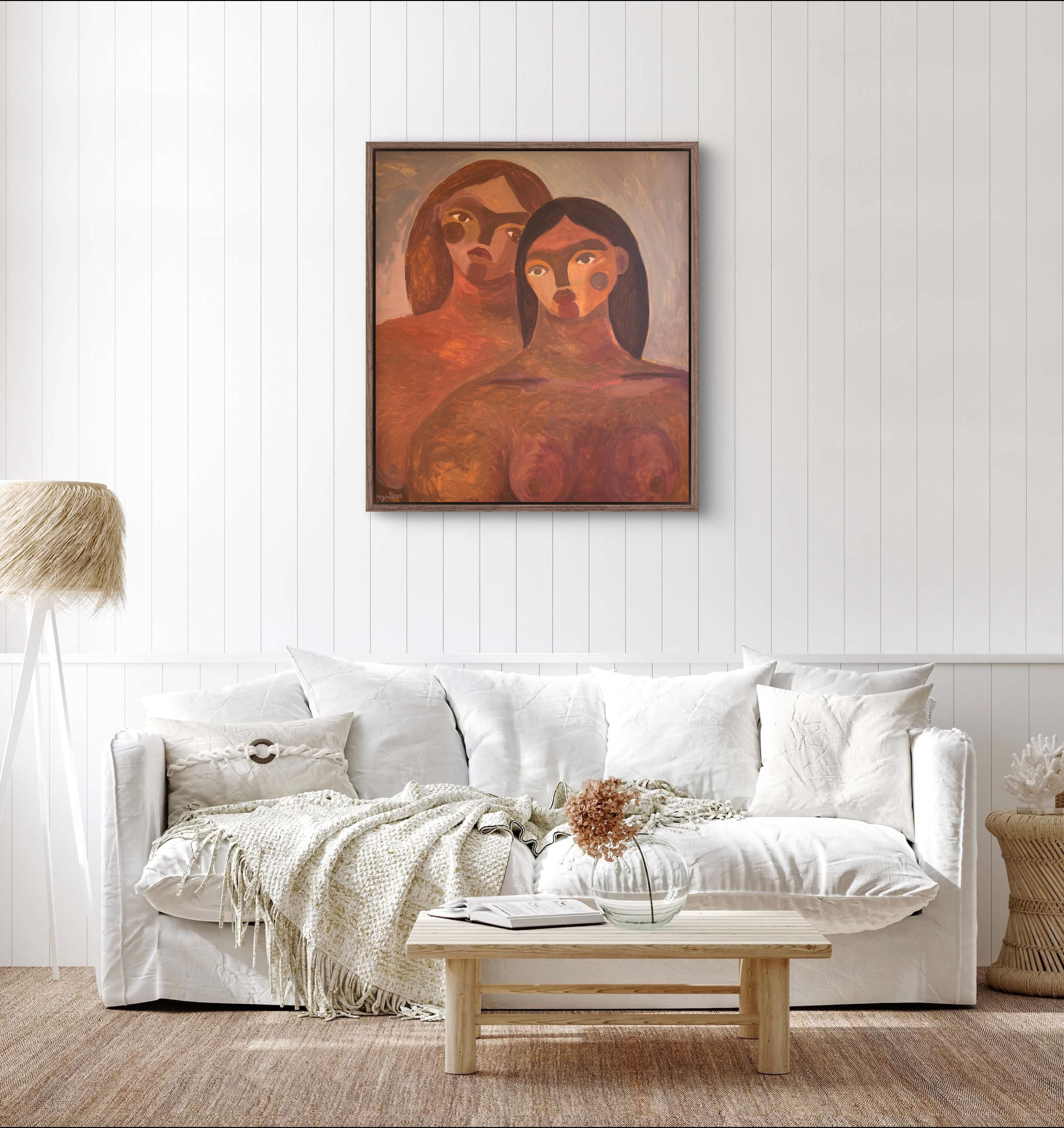 Dieses Gemälde wird Ihnen auf einem Holzrahmen gespannt geliefert und ist komplett fertig für die Aufstellung im Innenraum.

ÜBER DAS KUNSTWERK
