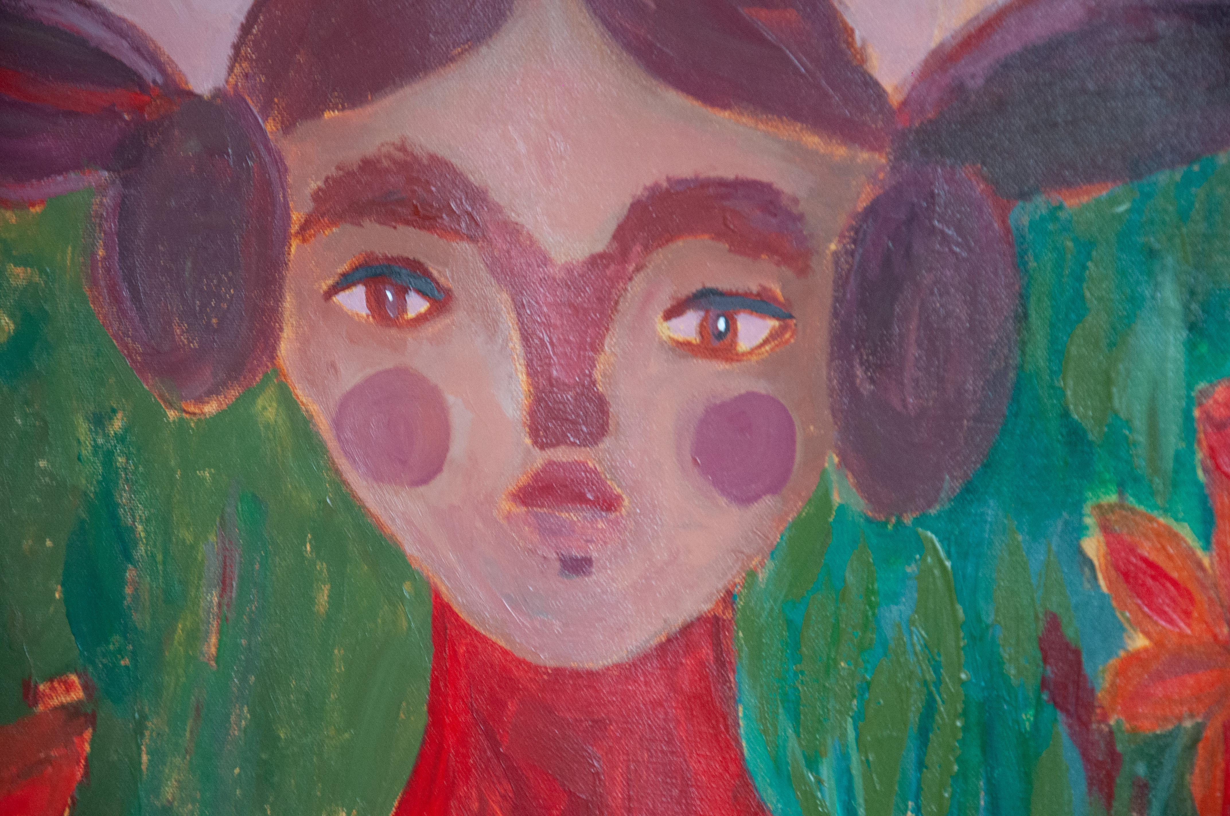 Sussurri della natura selvaggia - Painting Impressionismo di Dasha Pogodina