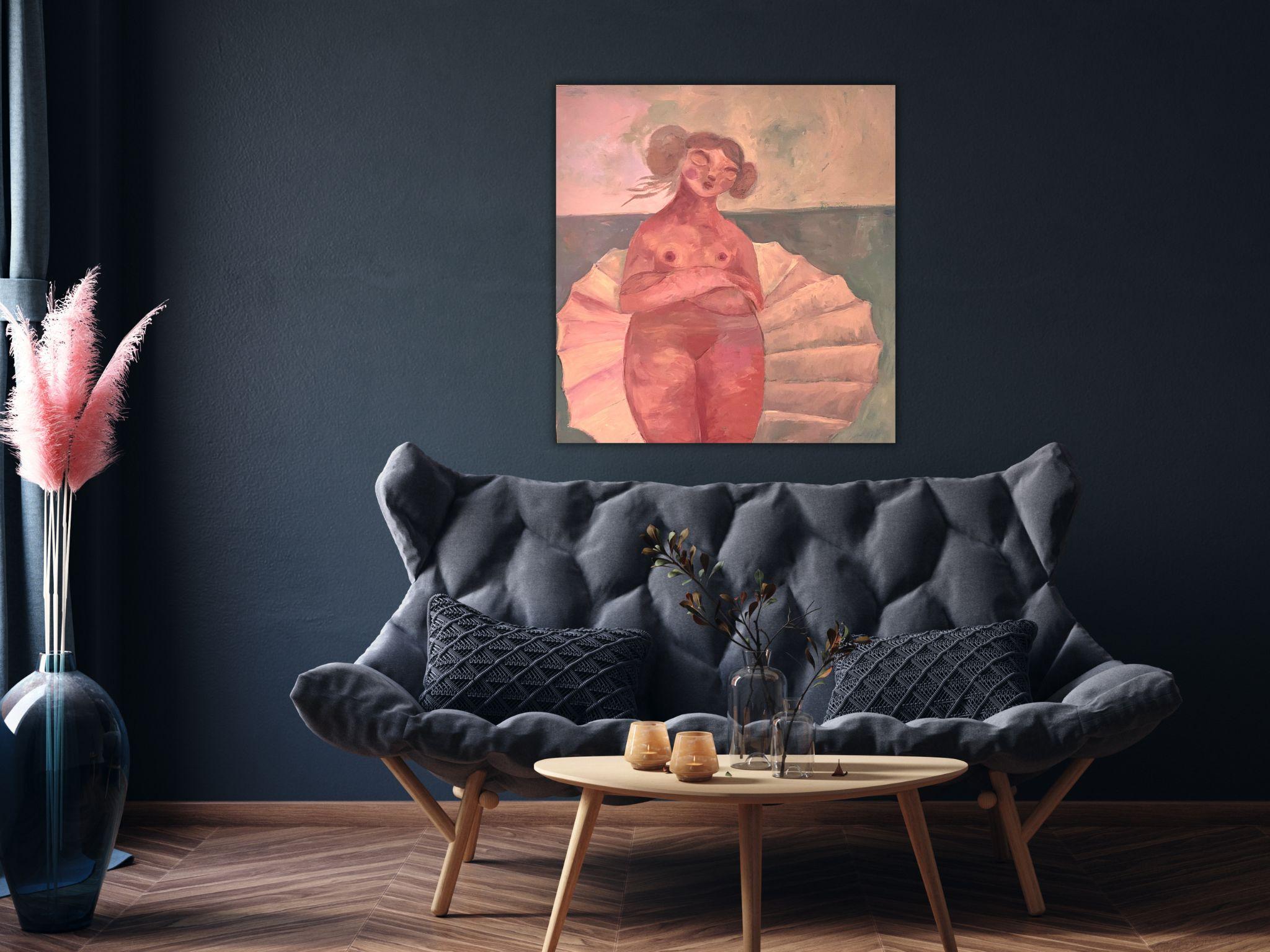 Das Flüstern der Venus – Painting von Dasha Pogodina