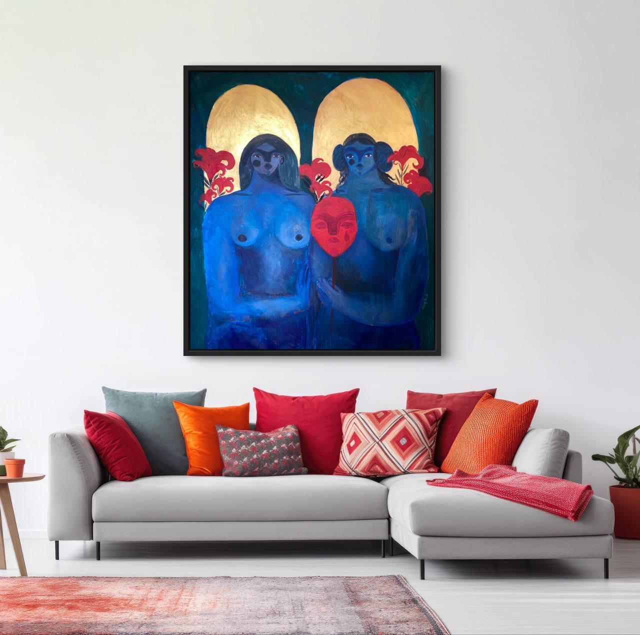 Wer wir wirklich sind? – Painting von Dasha Pogodina