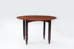 Dassi Lissone Mid-Century Modern Rosewood Dining Table
