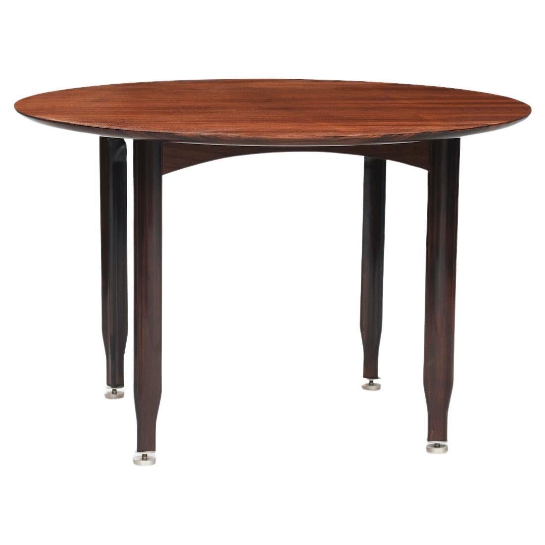 Dassi Lissone Mid-Century Modern Rosewood Dining Table For Sale