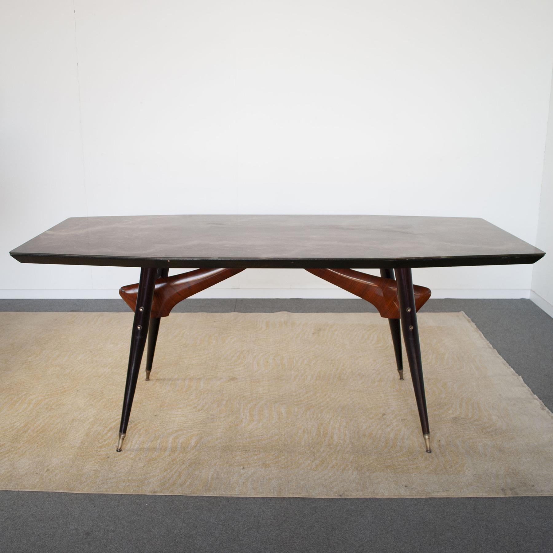 Mid-Century Modern Table de fabrication Dassi, années 1960 en vente