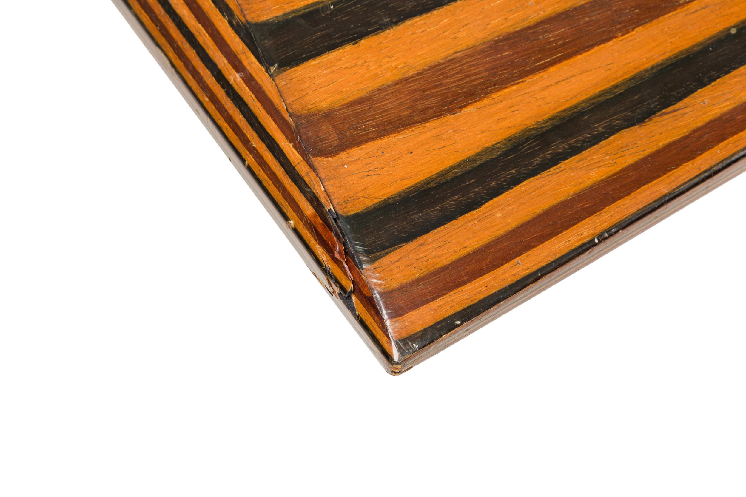 Dassi Mixed Wood and Slate Top Low Table For Sale 2
