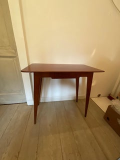 Dassi - Piccolo tavolo, scrivania o console, con cassetto in acero, ITALIA 1950.