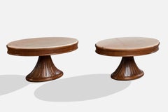 Dassi, tables d'appoint, bois, marbre, Italie, années 1940