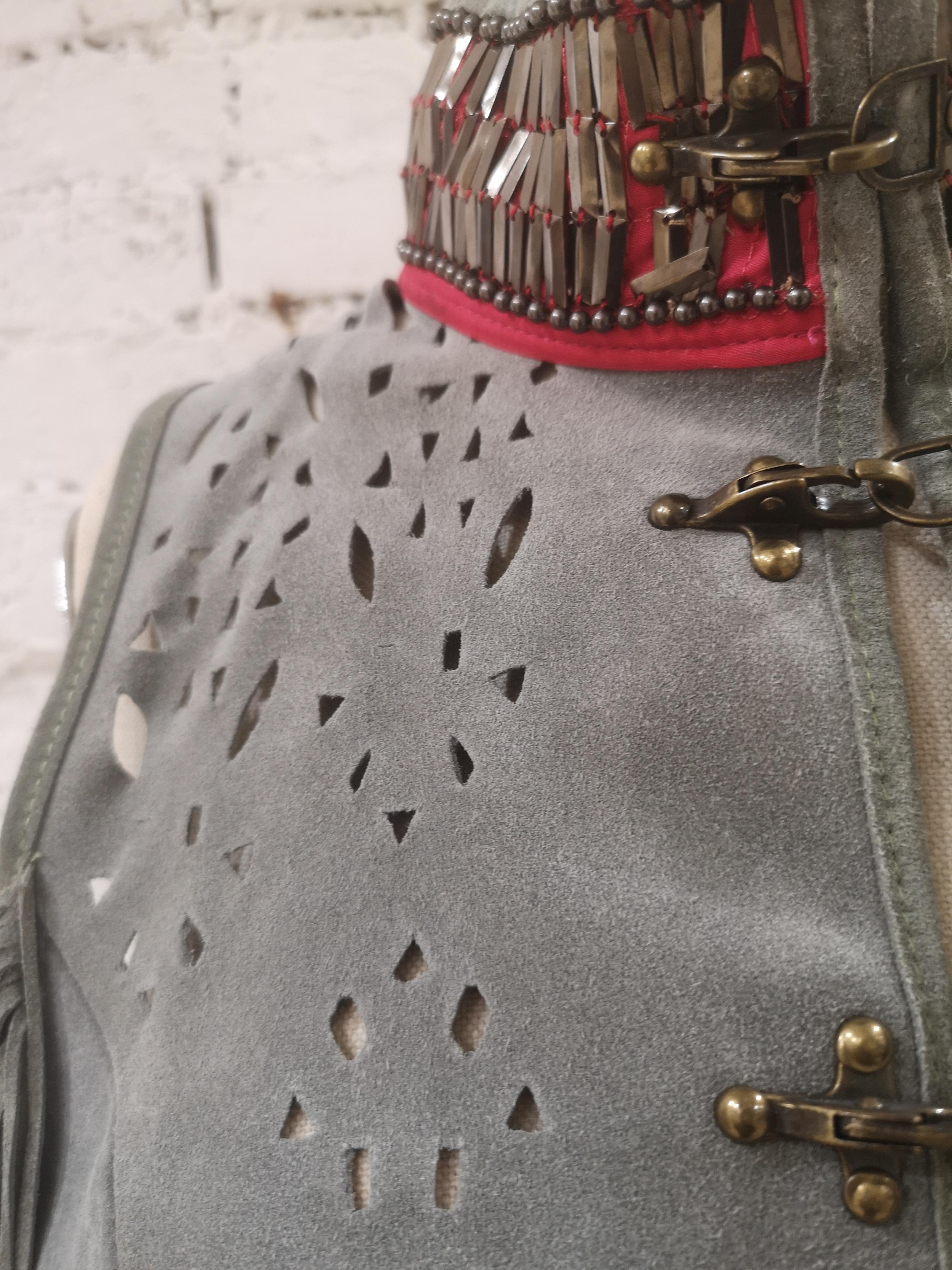 Dassios grey beads vest
size S