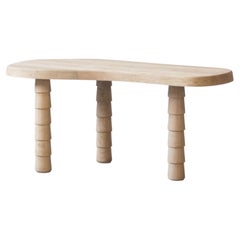 Table de données A&M en chêne par Atelier Thomas Serruys