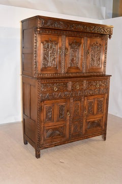 Dated 1687 Charles II Court Cupboard