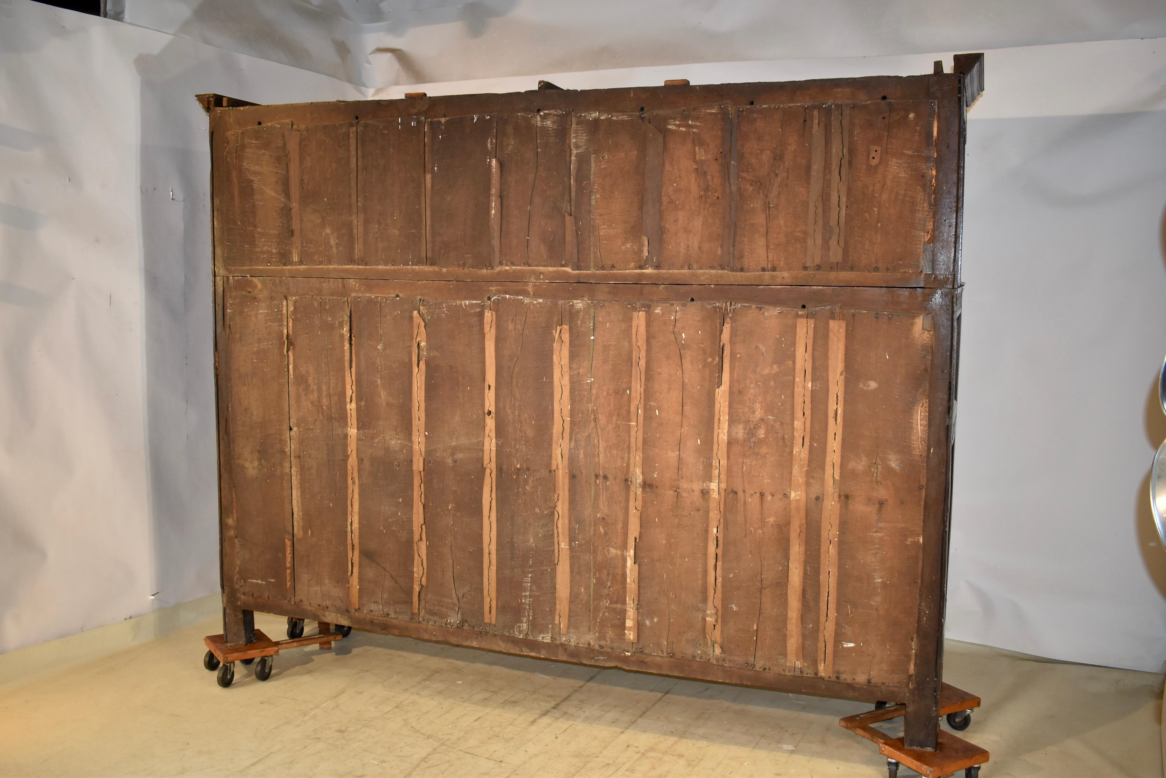 Dated 1688 English Joined Press Cupboard For Sale 7