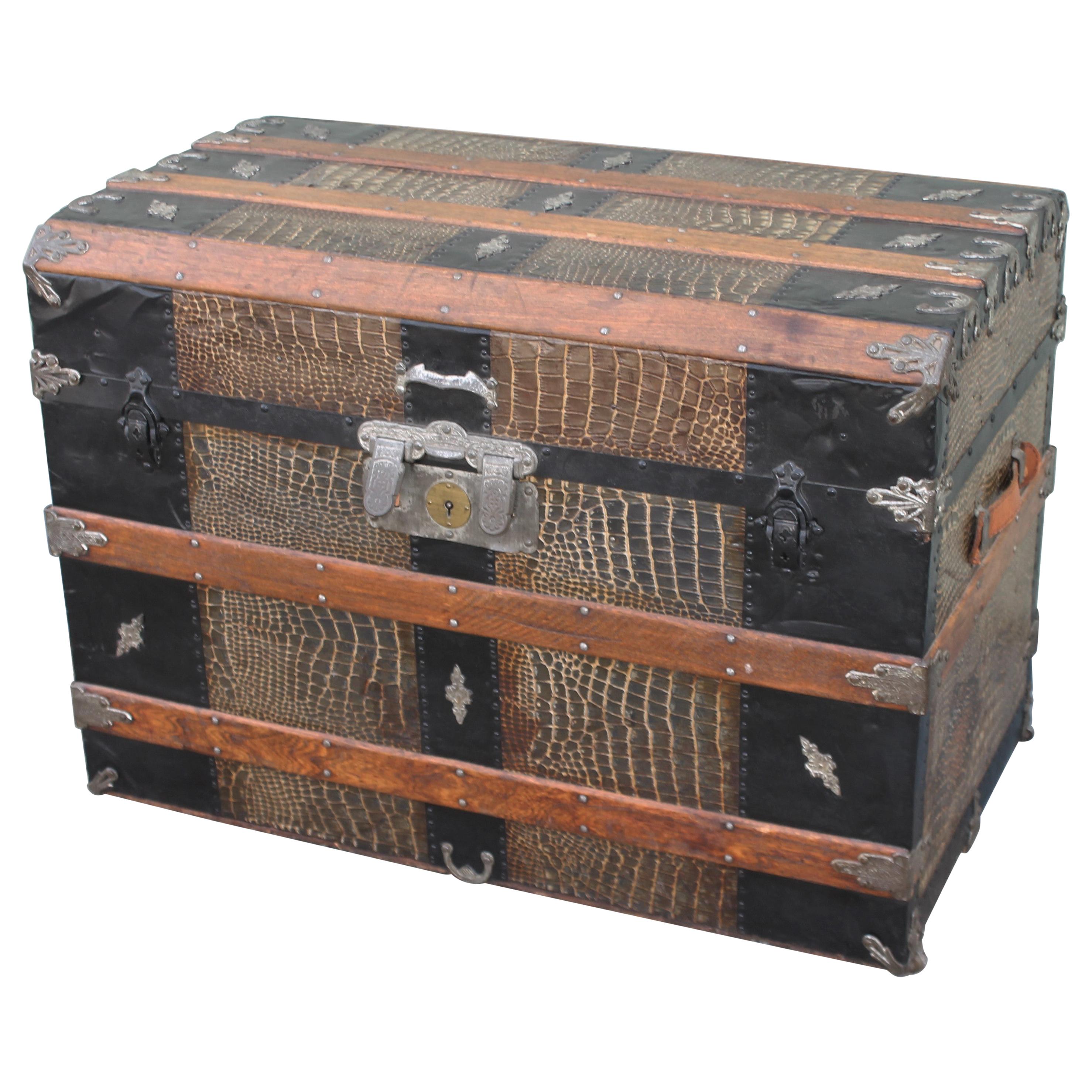 Dated 1877 Steamer Trunk