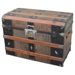 Antique Dated 1877 Steamer Trunk