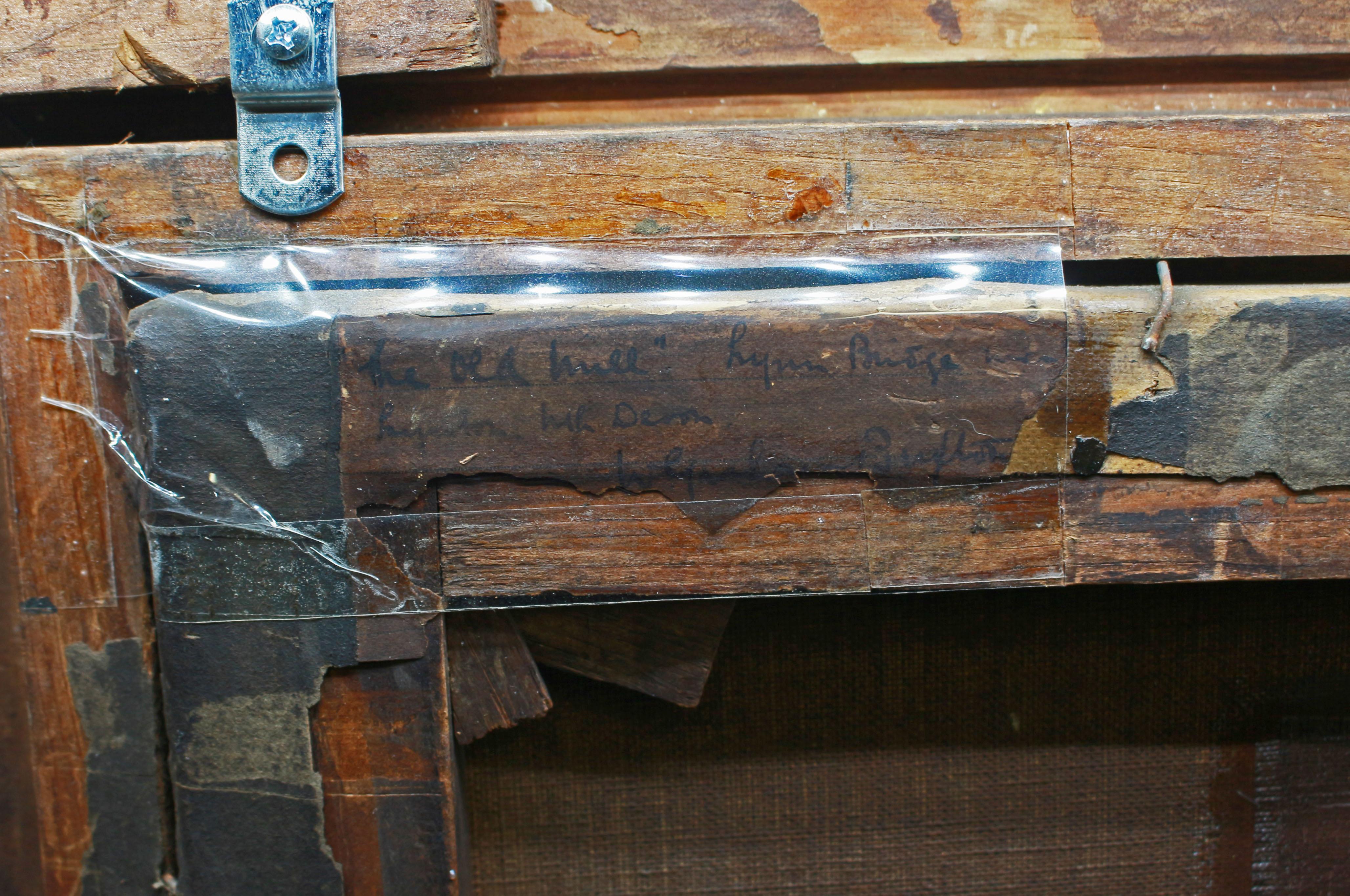 Dated 1888 English Oil Painting 