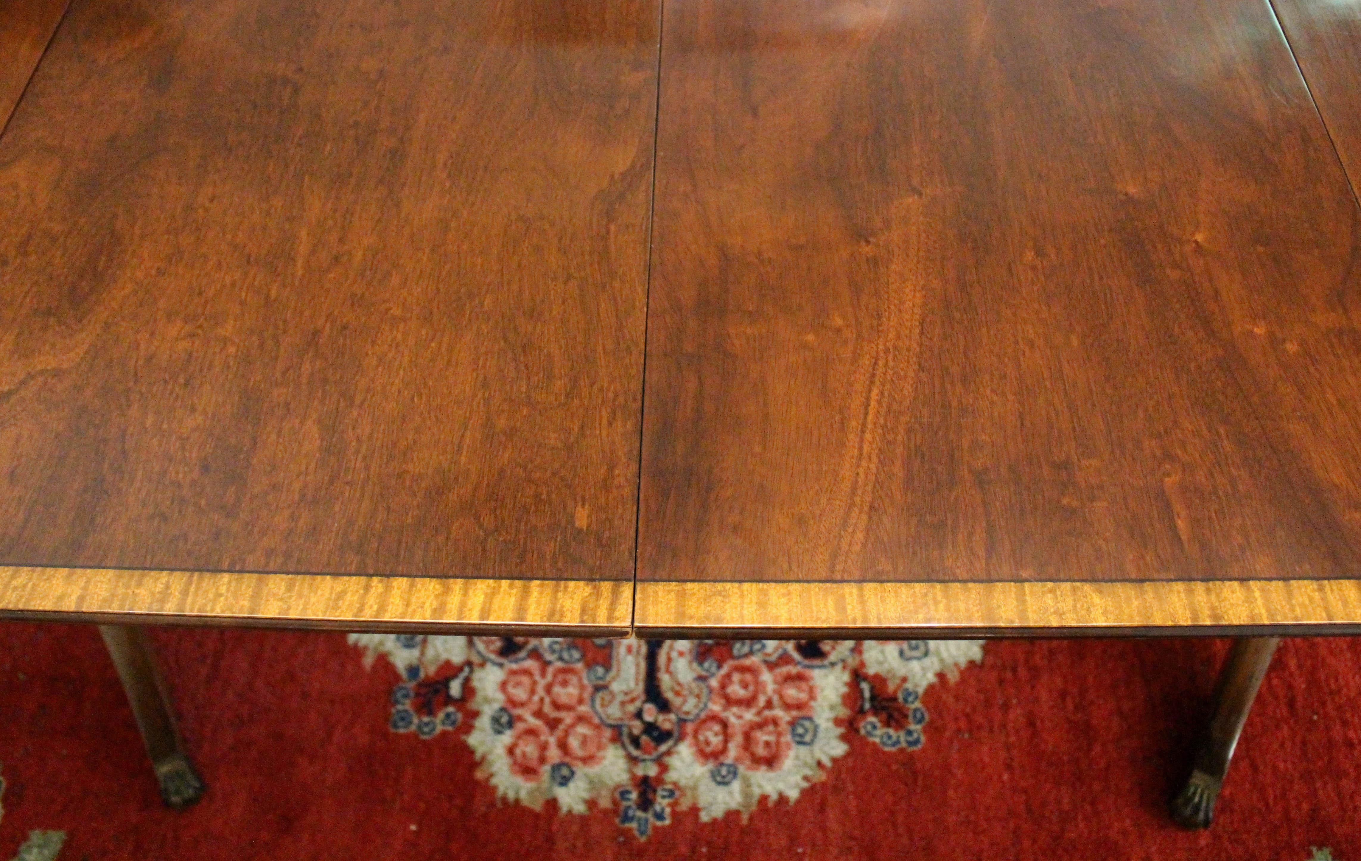 Dated 1953 Charak Furniture Company Double Pedestal Dining Table 1
