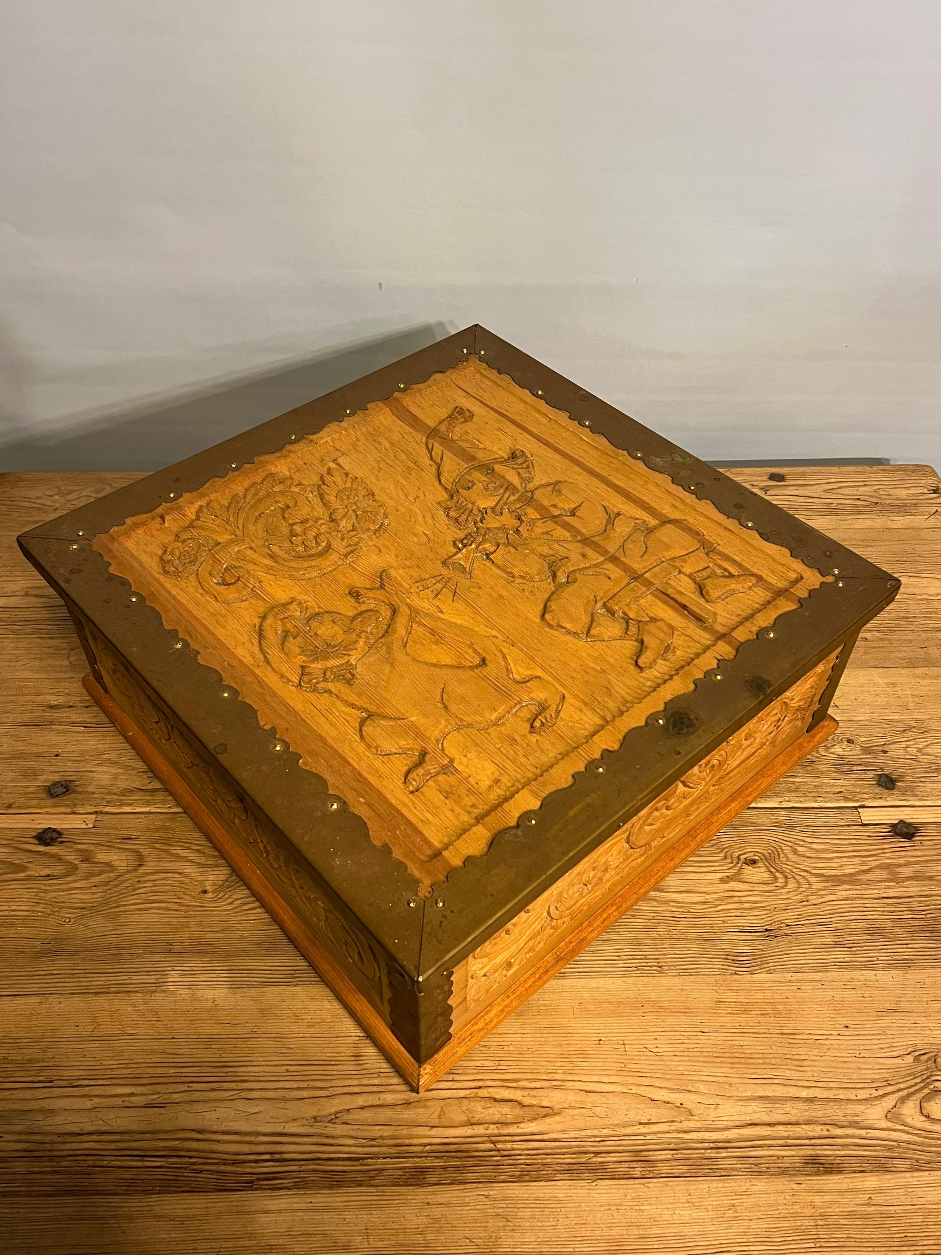 Dated 1977 Unique Scandinavian Folk Art 