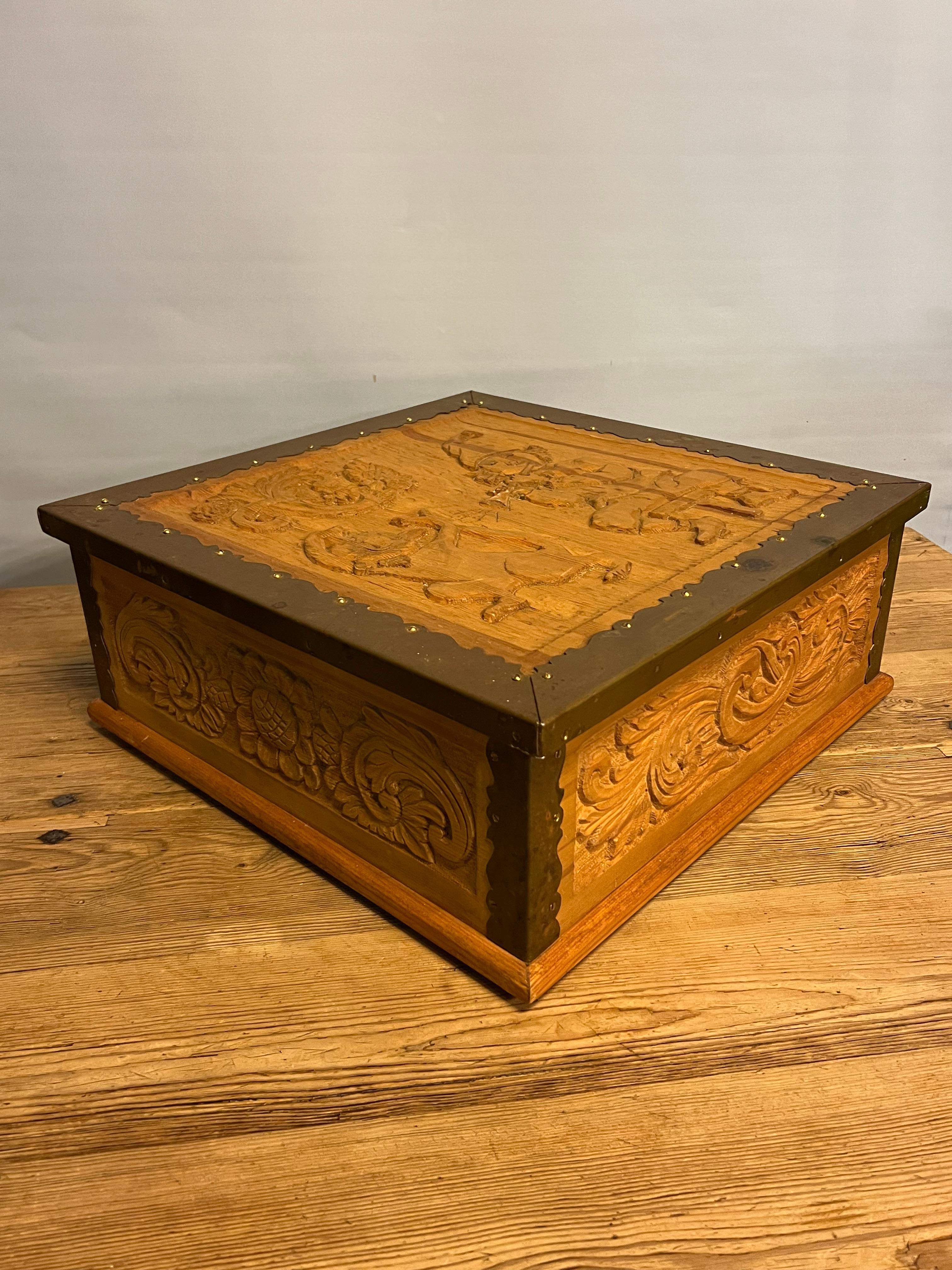 Dated 1977 Unique Scandinavian Folk Art 