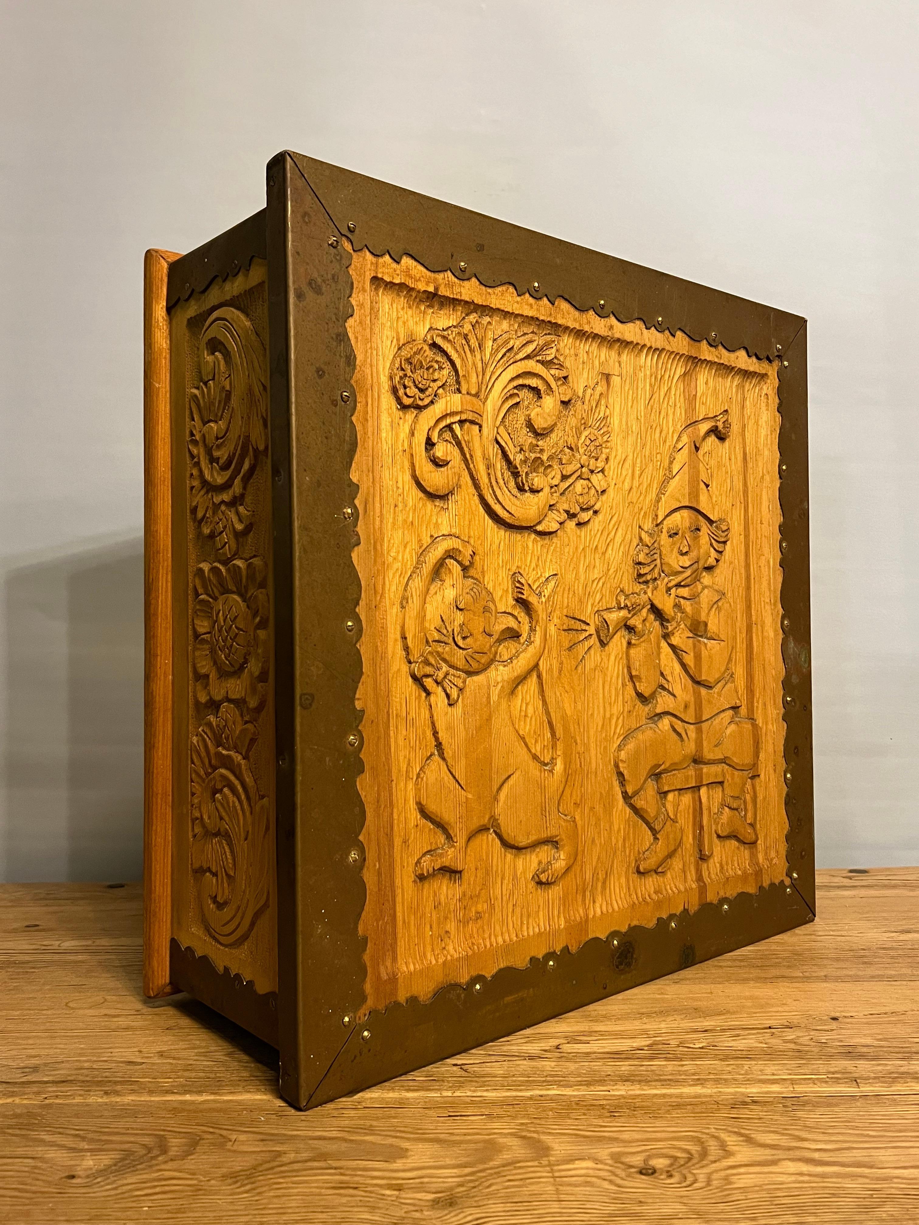 Dated 1977 Unique Scandinavian Folk Art 