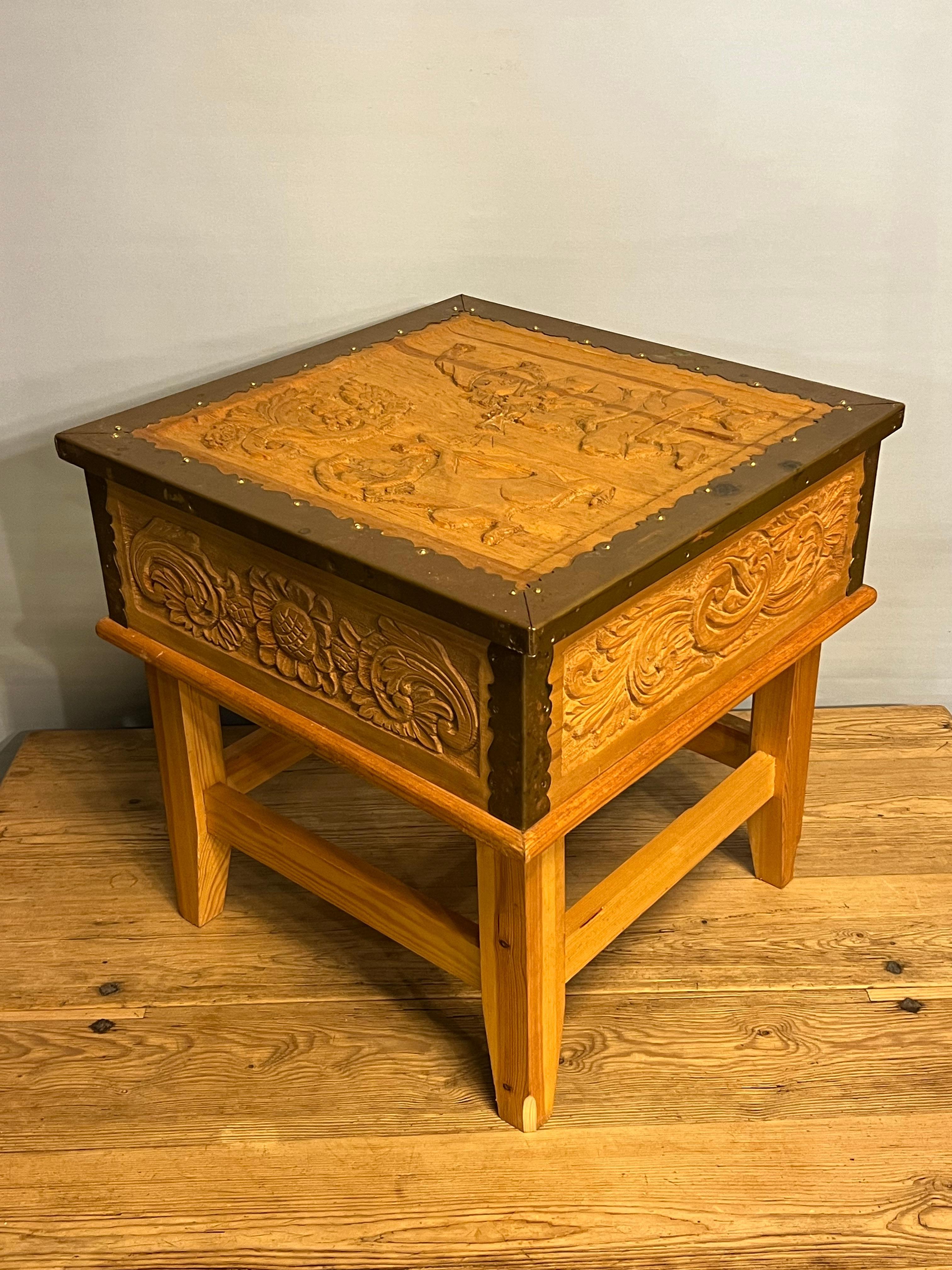 Hand-Crafted Dated 1977 Unique Scandinavian Folk Art 