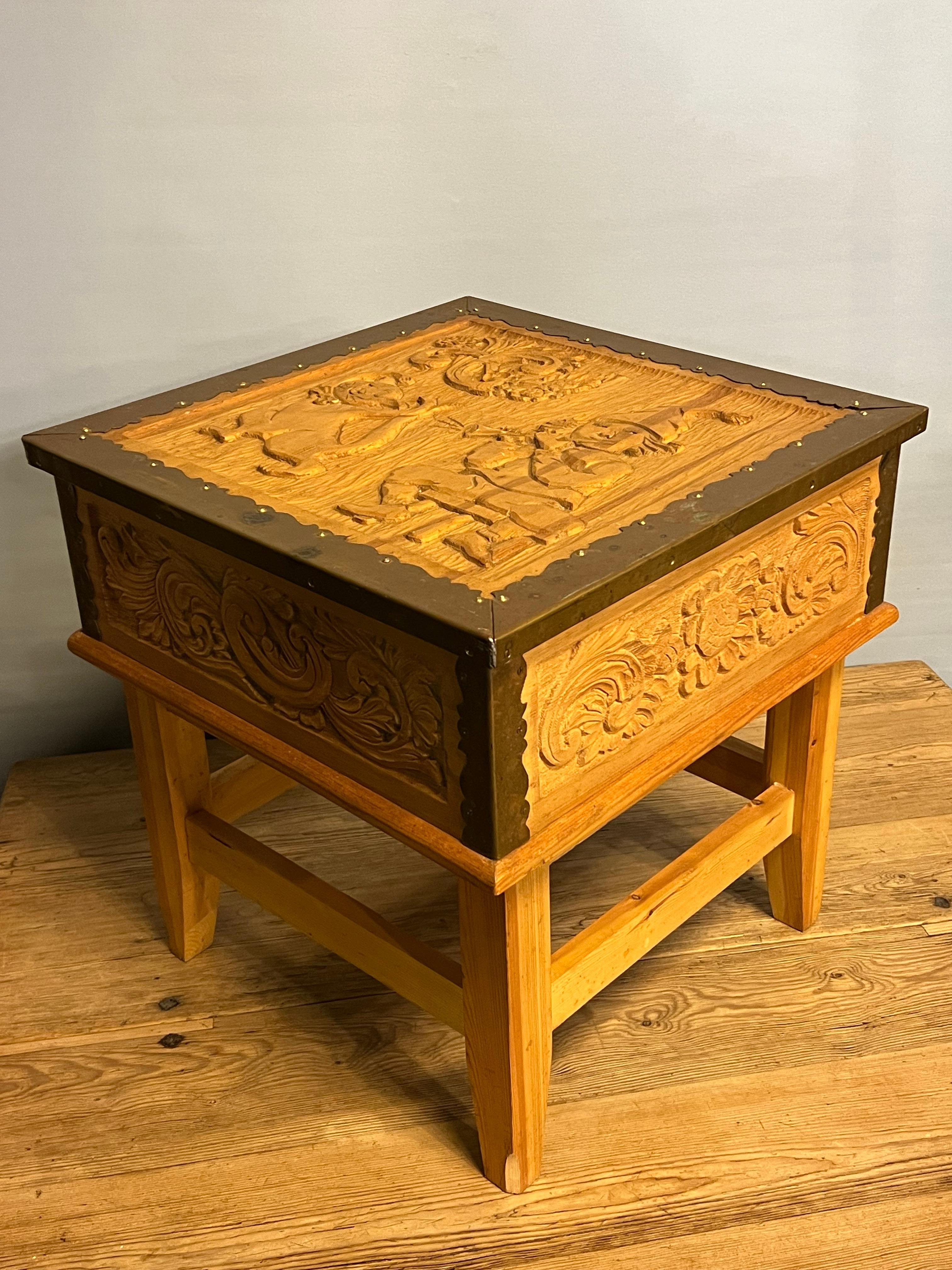 Dated 1977 Unique Scandinavian Folk Art 