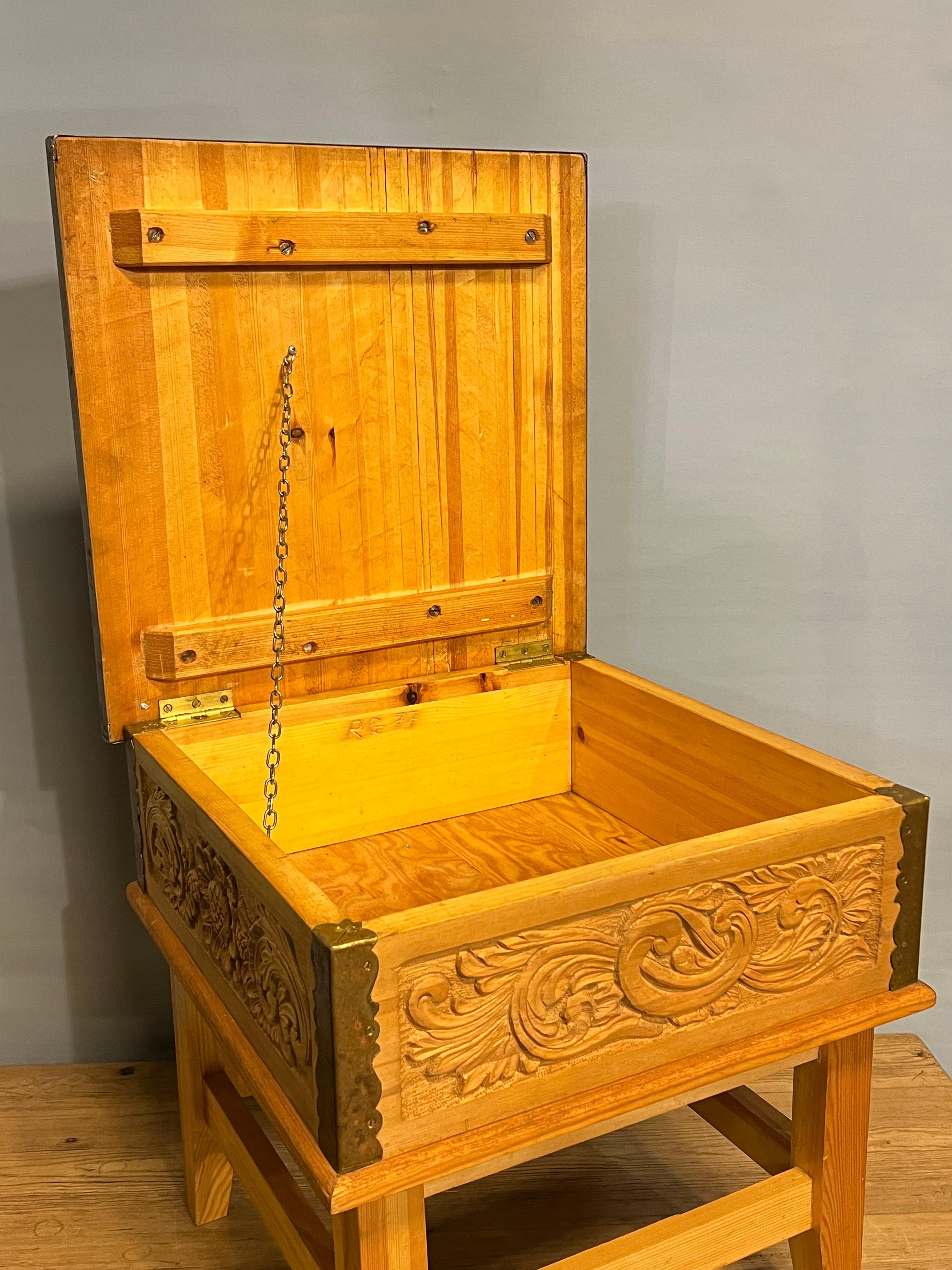 Dated 1977 Unique Scandinavian Folk Art 