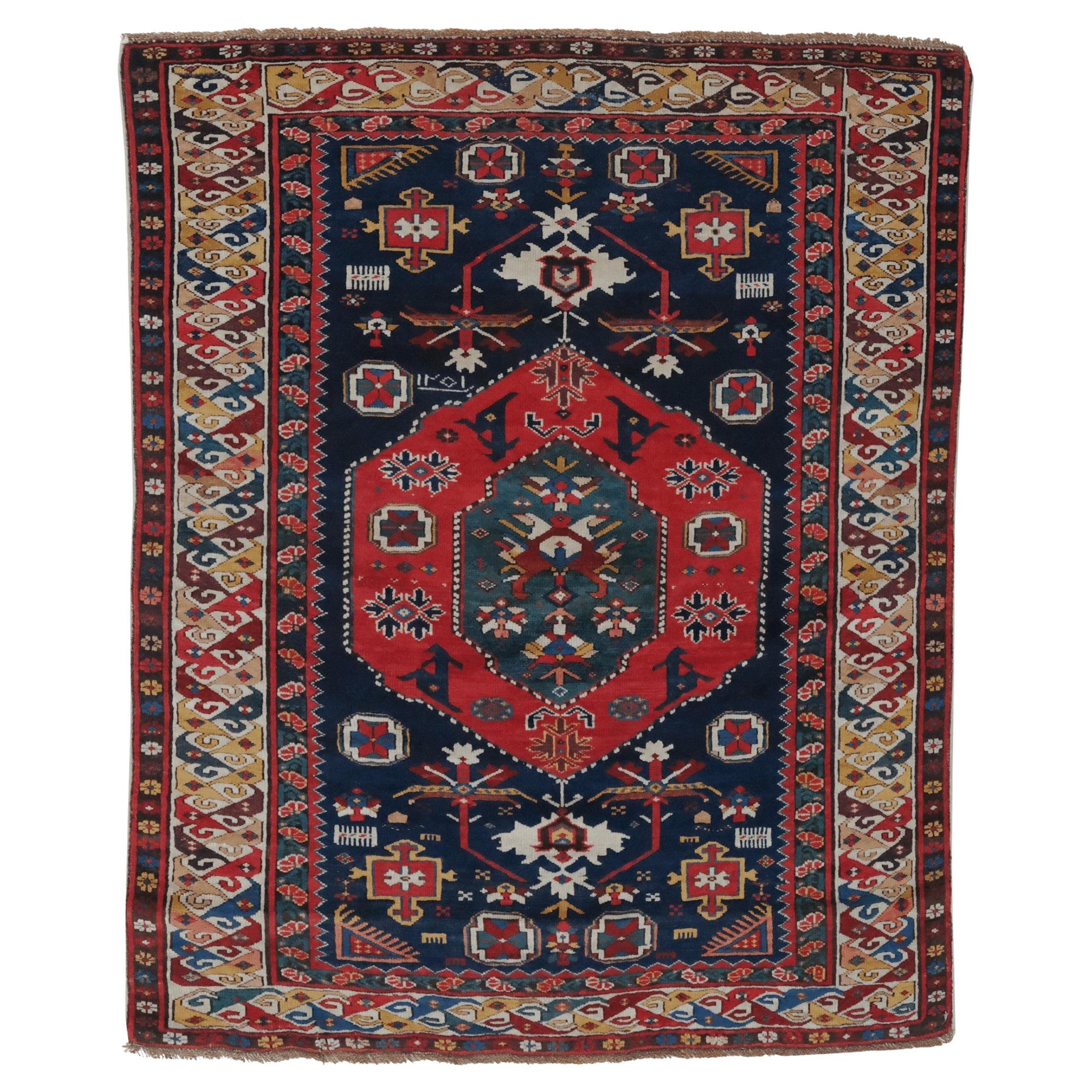 Dated Caucasian Shirvan Rug (1251/1835) For Sale