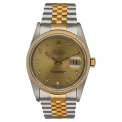 Datejust 16233 Diamond Dial Men
s Watch Box 
Paper