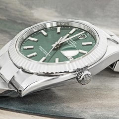 Datejust 41mm Stainless Steel Green Dial