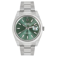 Datejust 41mm Stainless Steel Green Dial