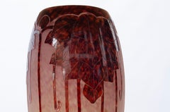 Jarrón "Daturas" de Le Verre Français
