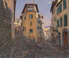 "Evening Light, Florence" Oil Painting
