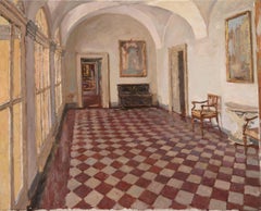 "Light of Villa Vitalba" Oil Painting