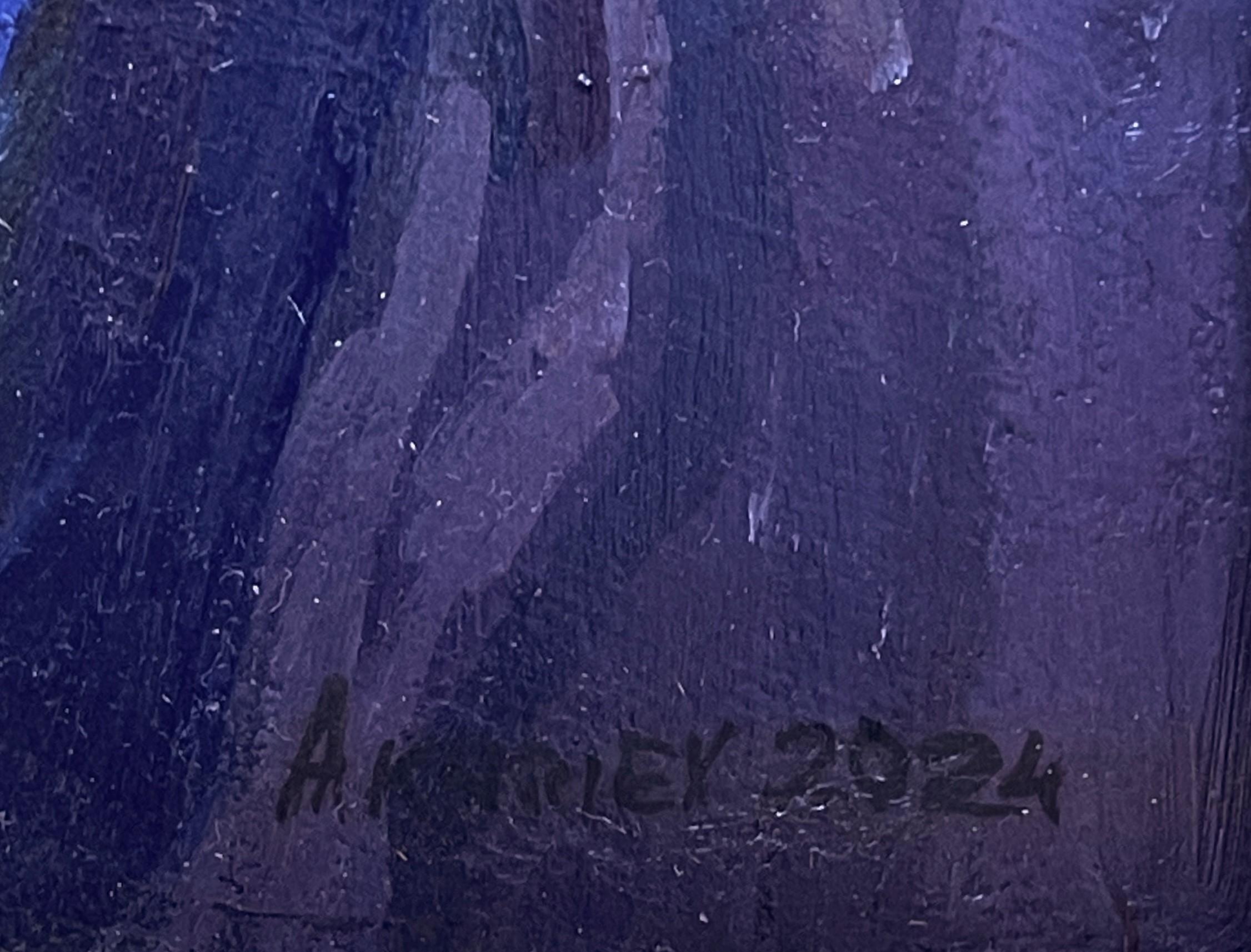 „Messenger“ (2024) von Daud Akhriev, Original-Ölgemälde im Angebot 1