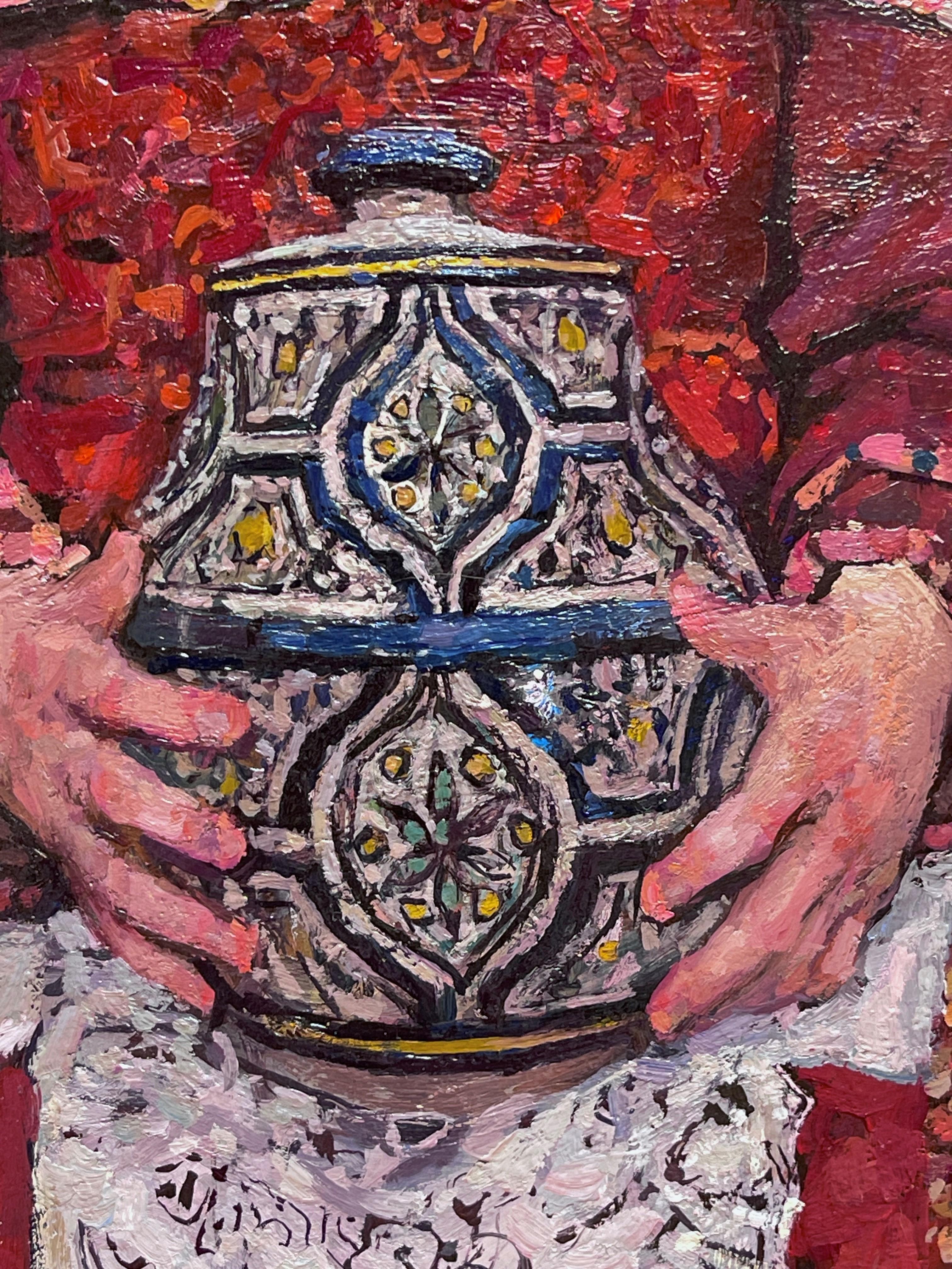 „Messenger“ (2024) von Daud Akhriev, Original-Ölgemälde im Angebot 2