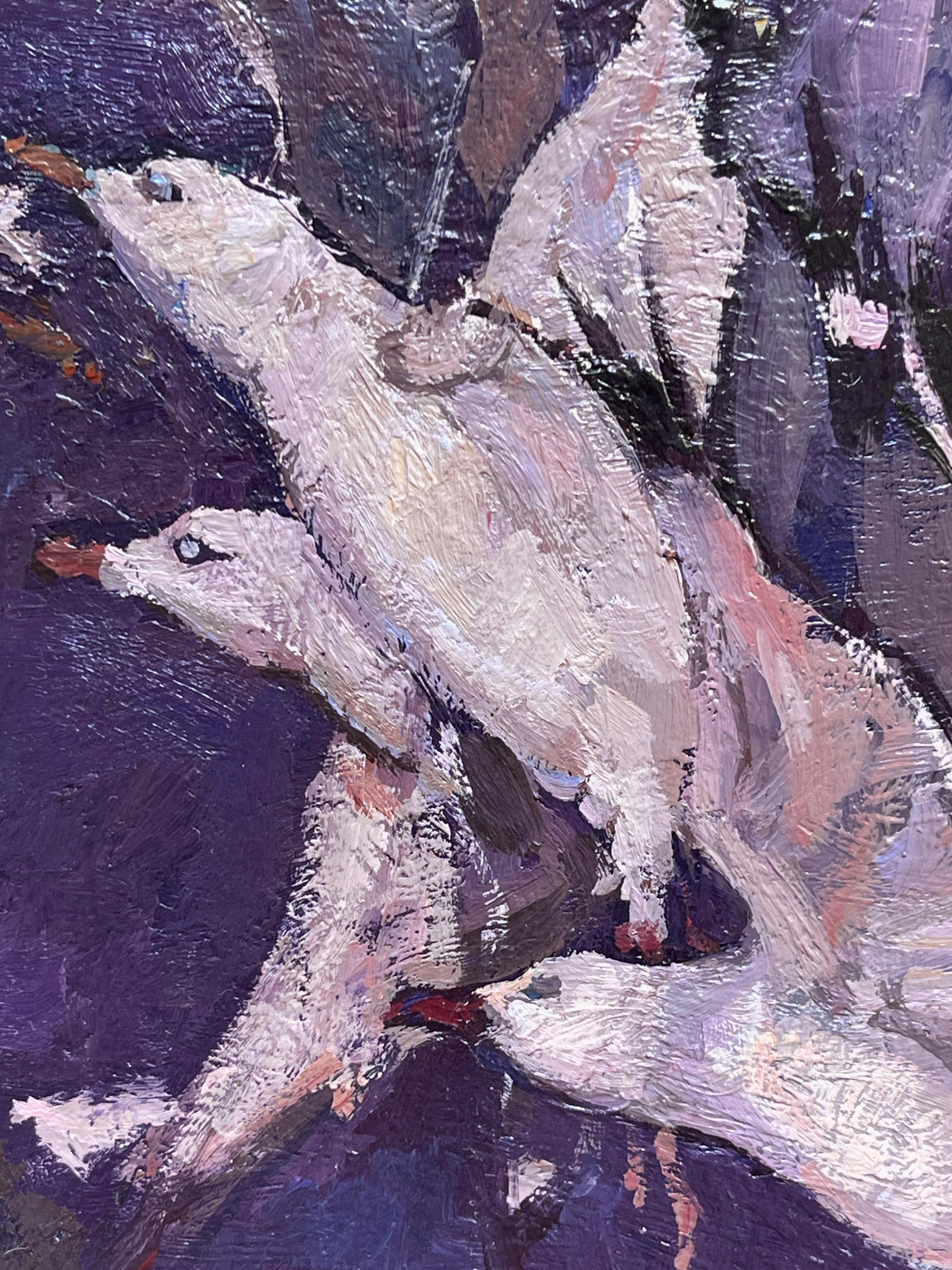 „Messenger“ (2024) von Daud Akhriev, Original-Ölgemälde im Angebot 4