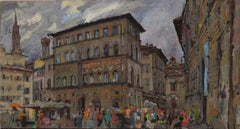 "Piazza Signoria" Oil painting